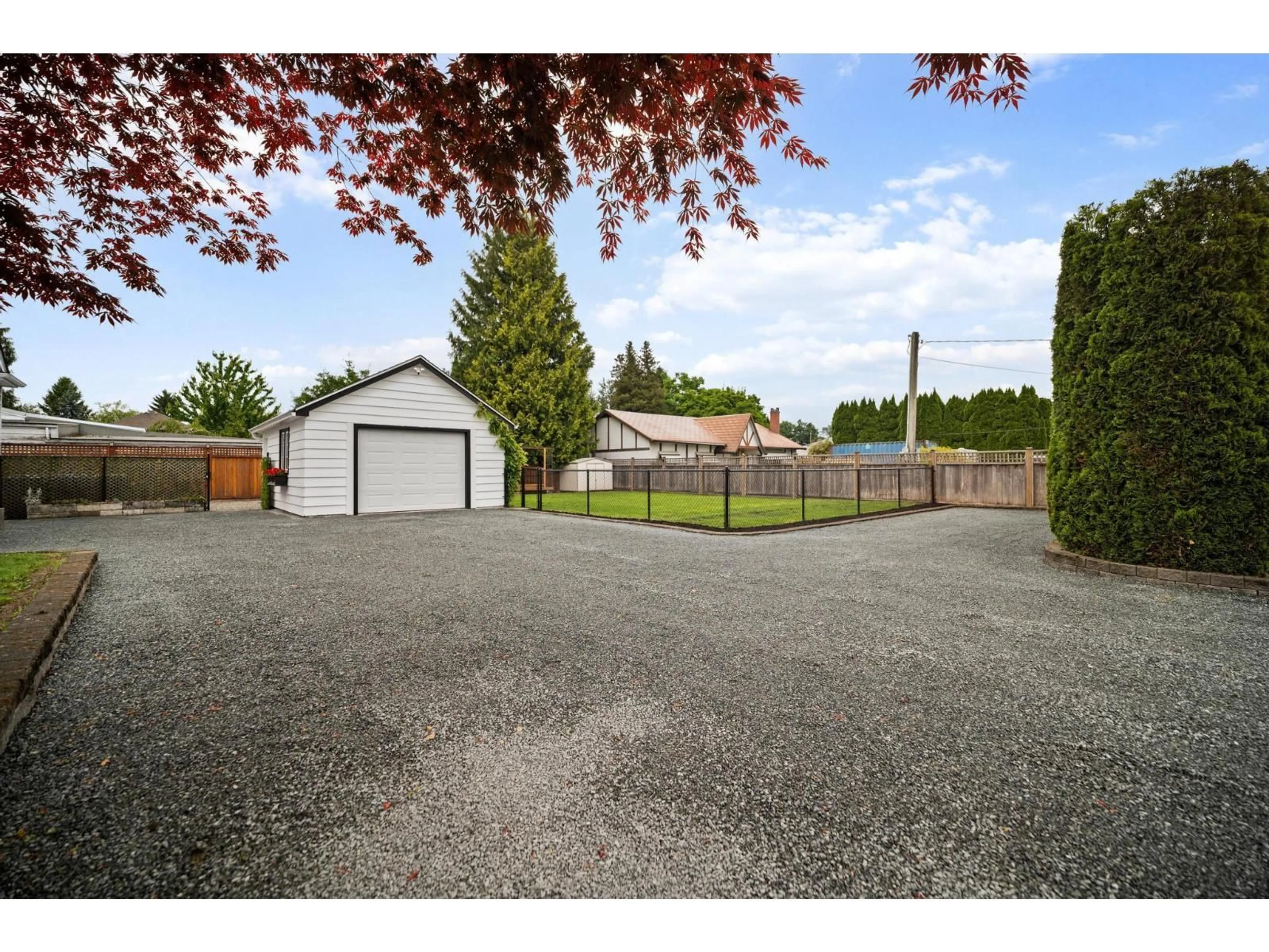 A pic from outside/outdoor area/front of a property/back of a property/a pic from drone, street for 46005 RIVERSIDE DRIVE, Chilliwack British Columbia V2P3K7