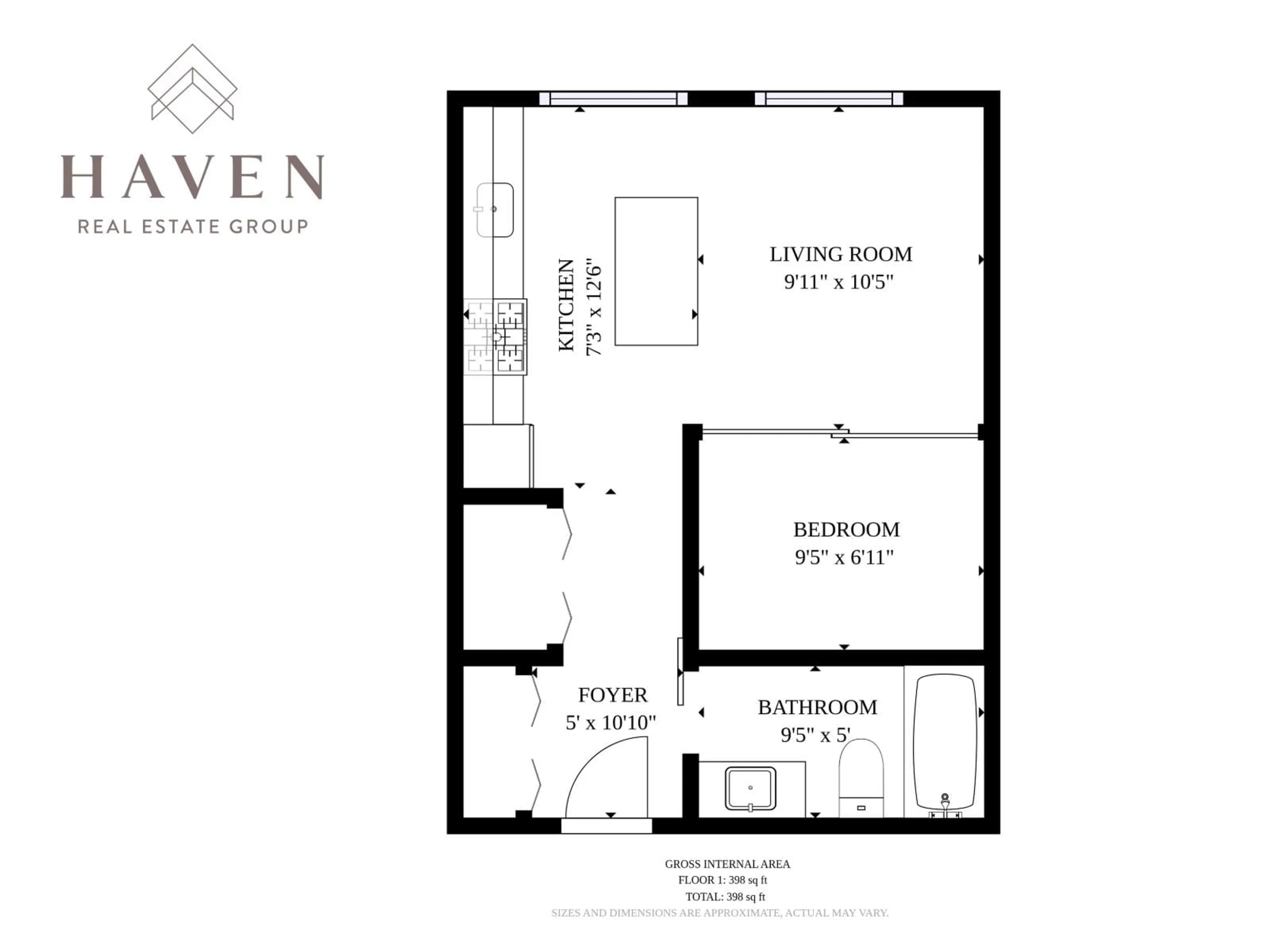 Floor plan for 407 - 2493 MONTROSE AVENUE, Abbotsford British Columbia V2S3T2