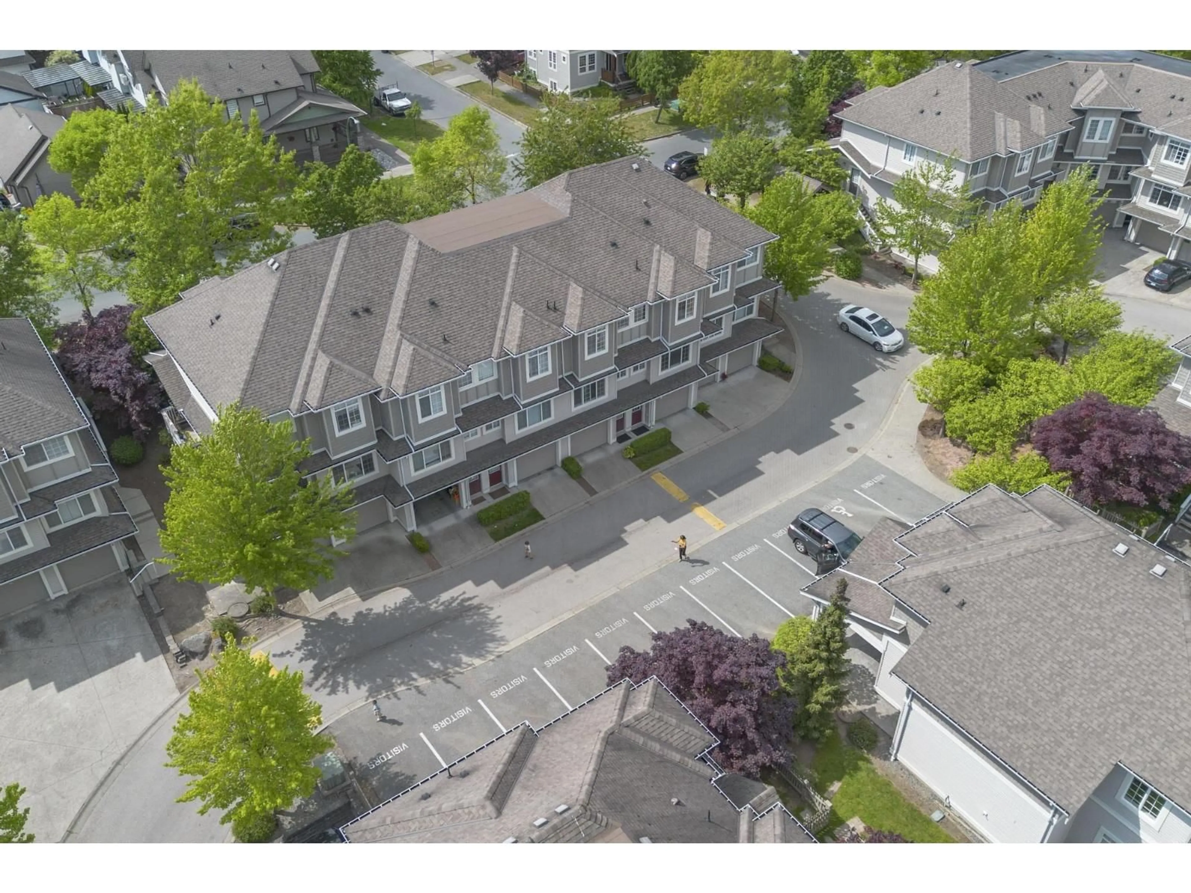 A pic from outside/outdoor area/front of a property/back of a property/a pic from drone, street for 73 - 6852 193 STREET, Surrey British Columbia V4N0C8