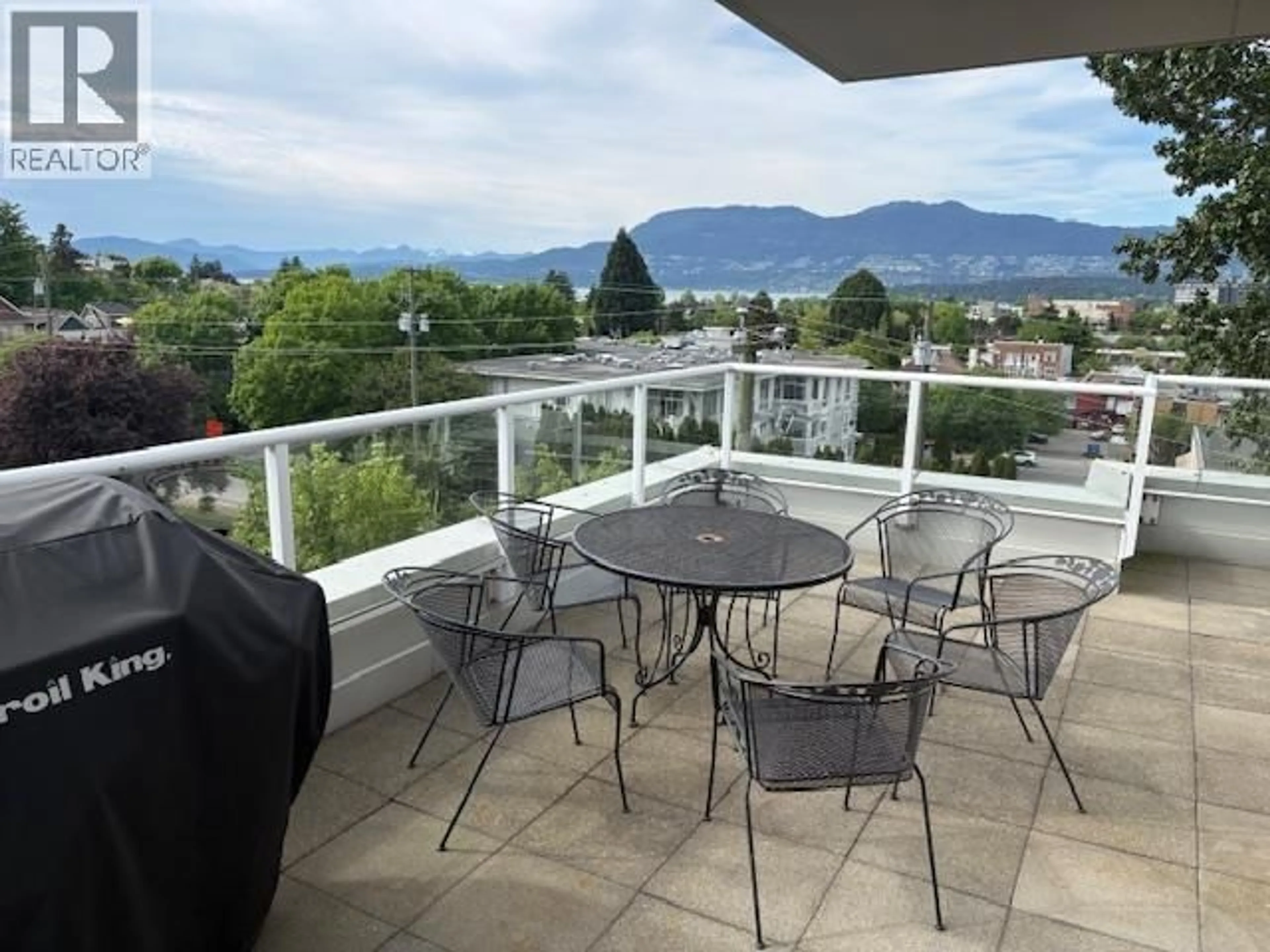 Balcony in the apartment, mountain view for 602 - 1818 6TH AVENUE, Vancouver British Columbia V6J1R6