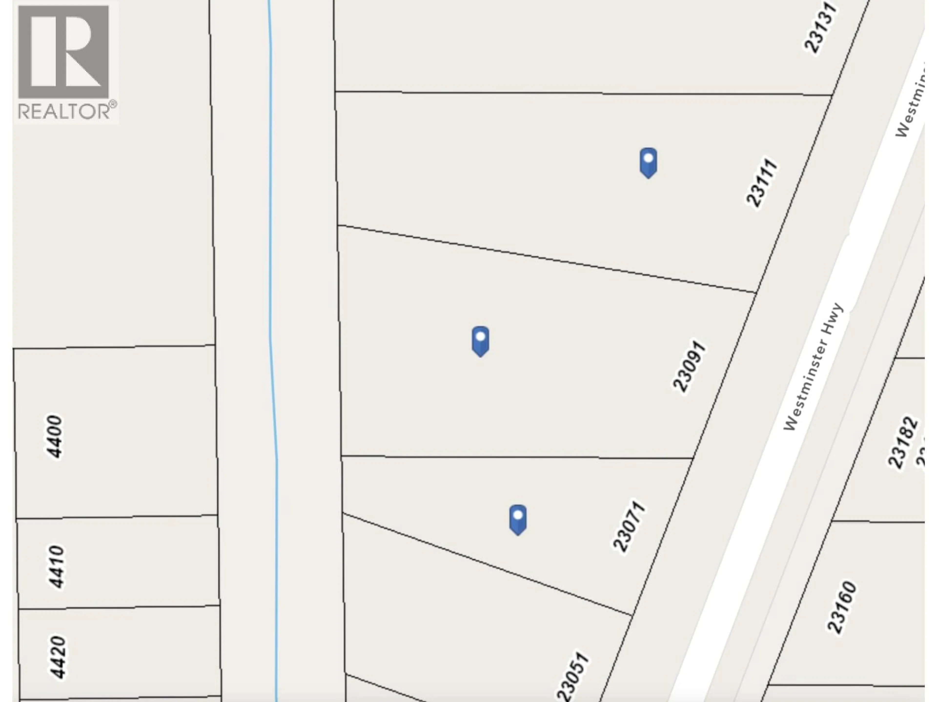 Picture of a map for 23071 WESTMINSTER HIGHWAY, Richmond British Columbia V6V1B9