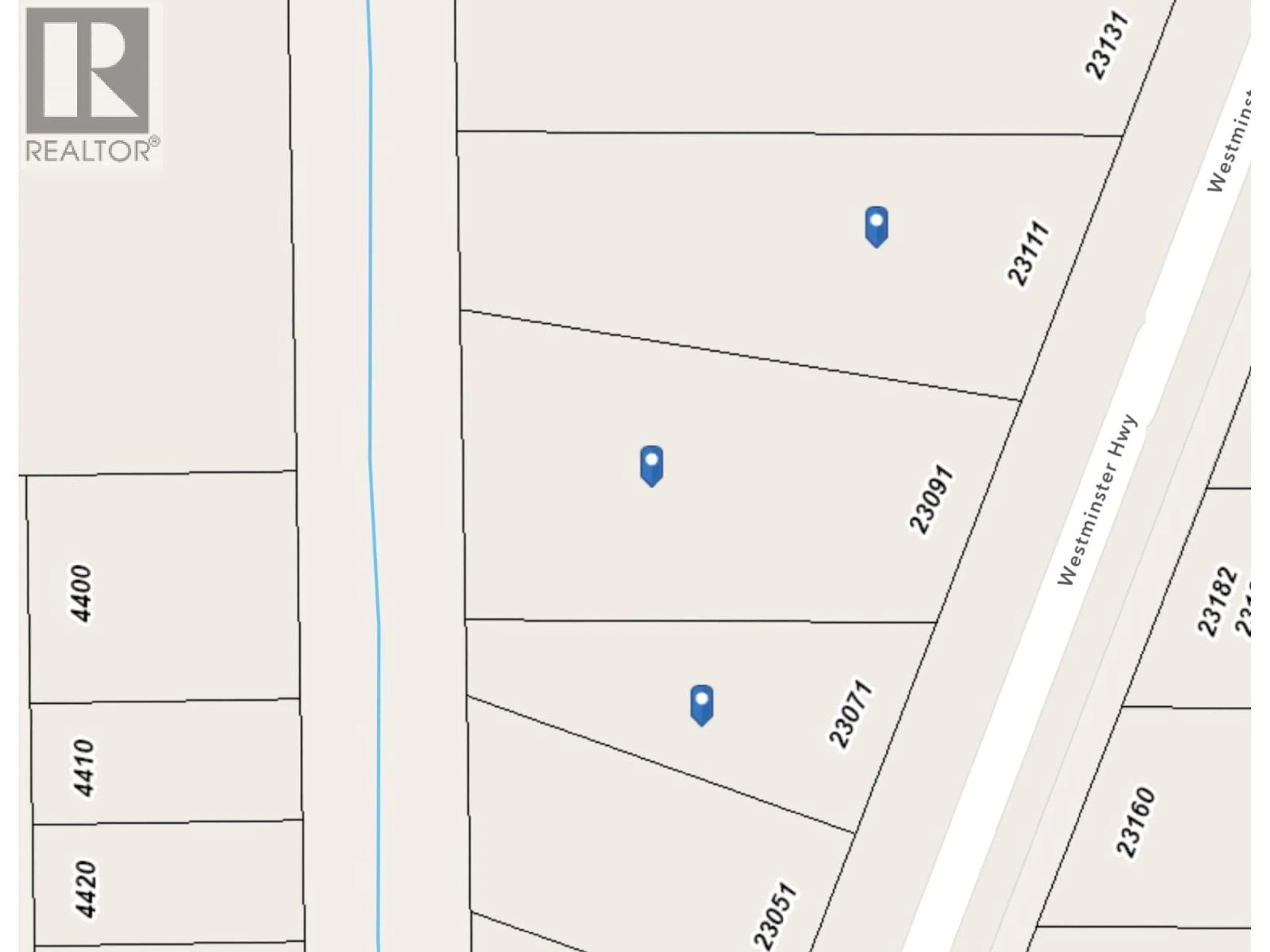 Picture of a map for 23091 WESTMINSTER HIGHWAY, Richmond British Columbia V6V1B9
