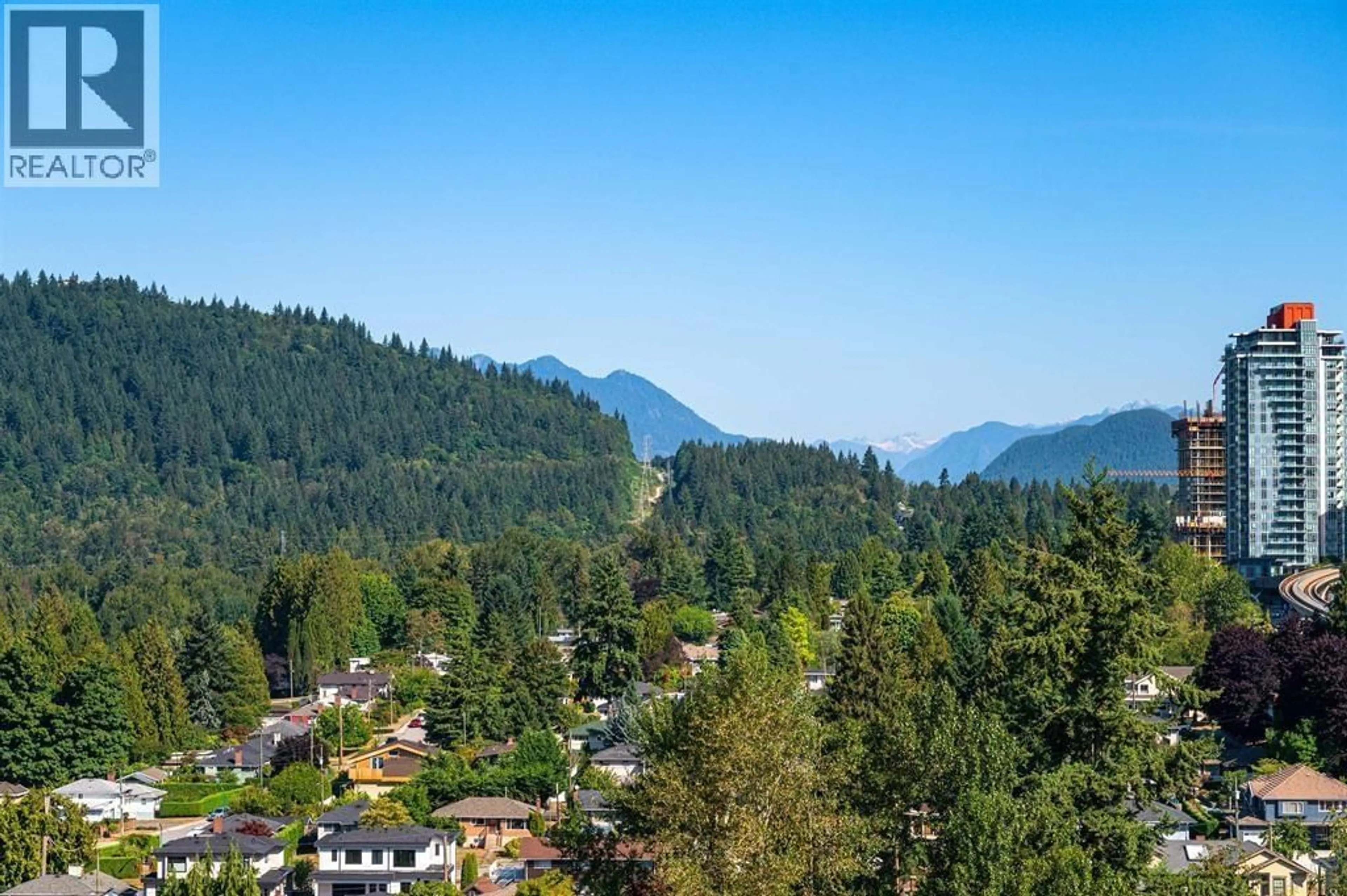 A pic from outside/outdoor area/front of a property/back of a property/a pic from drone, mountain view for 1907 - 9868 CAMERON STREET, Burnaby British Columbia V3J0A5