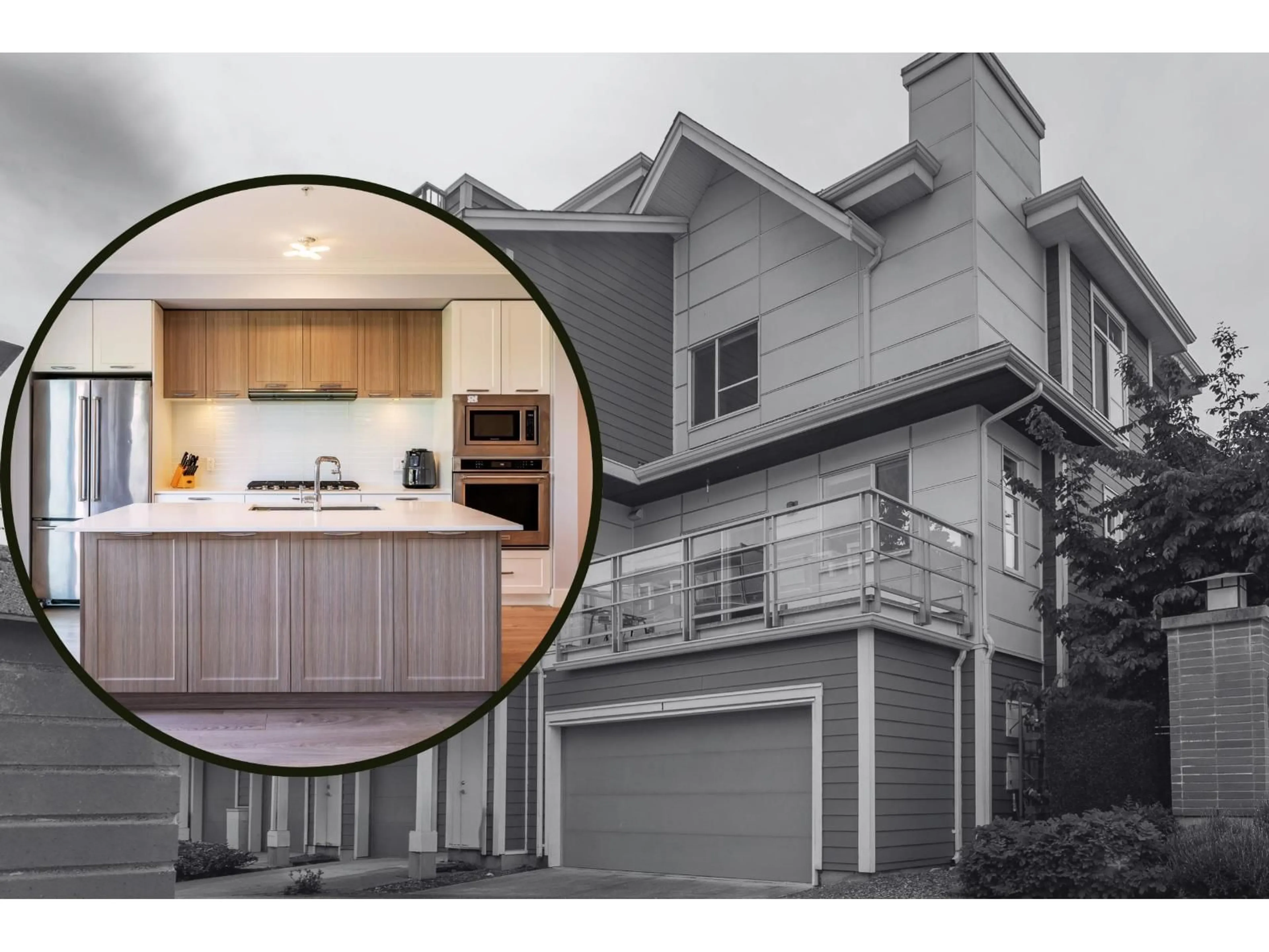 Home with vinyl exterior material, street for 1 - 2978 159 STREET, Surrey British Columbia V3Z0R1