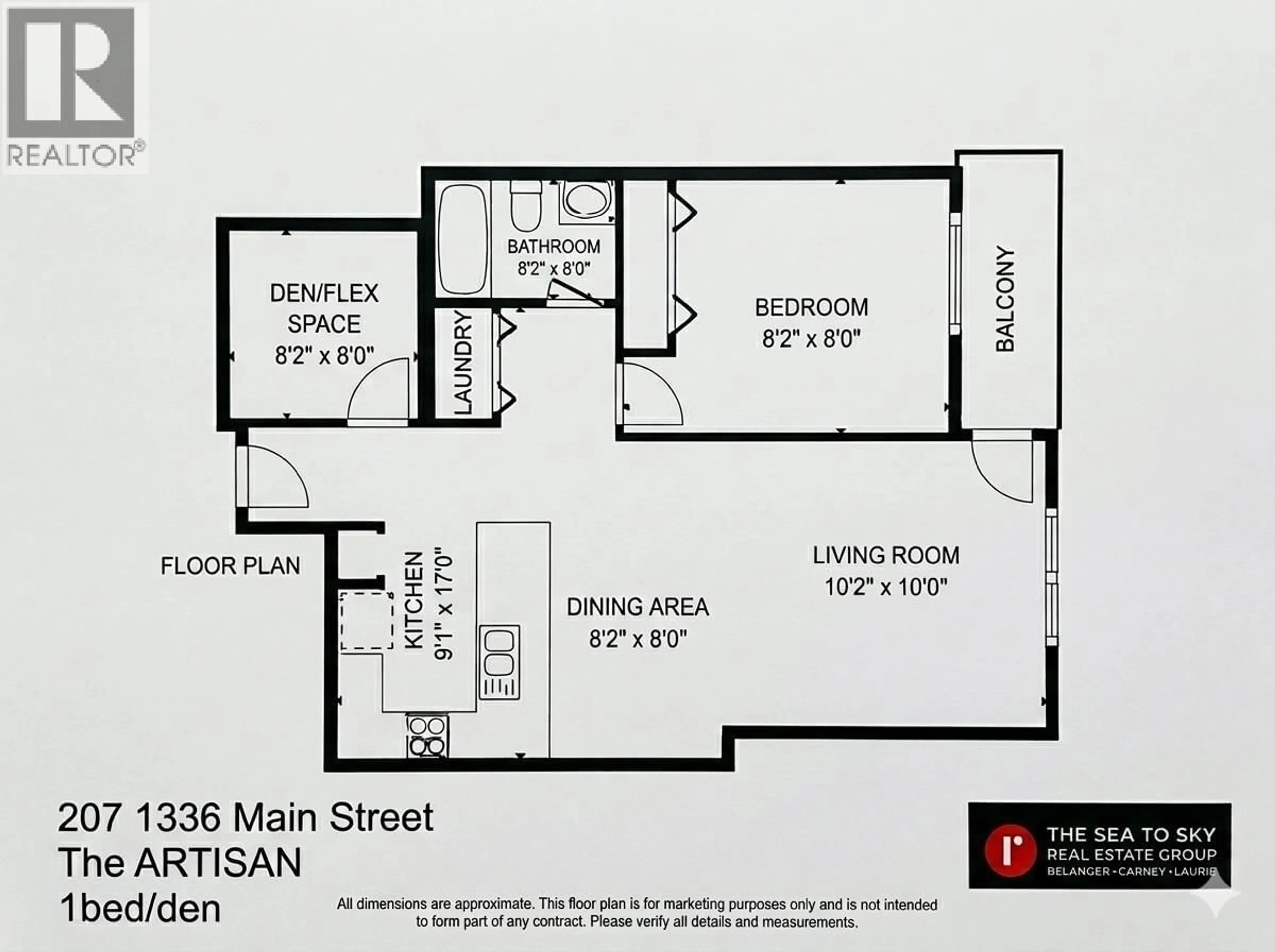 Floor plan for 207 - 1336 MAIN STREET, Squamish British Columbia V8B0R2