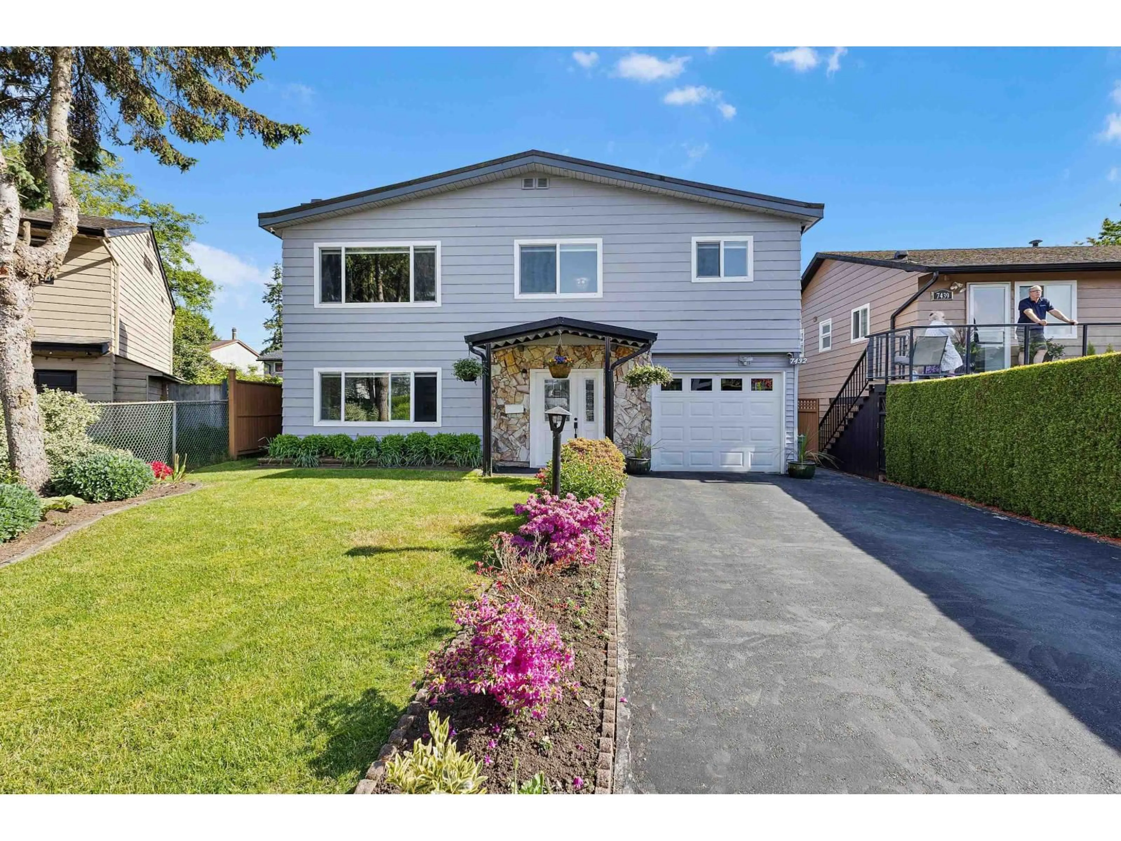 Home with vinyl exterior material, street for 7432 115A STREET, Delta British Columbia V4C5P8