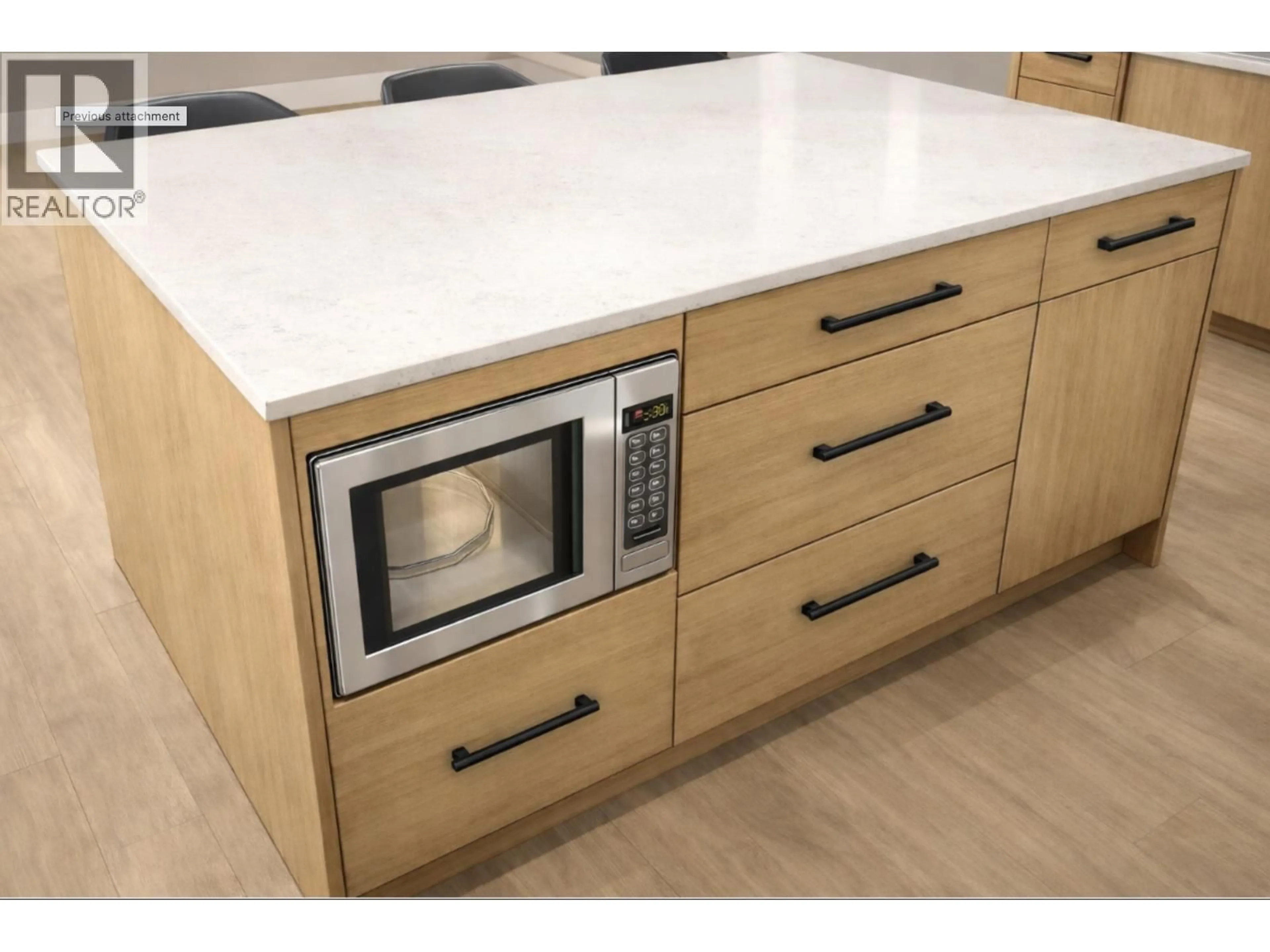 Contemporary kitchen, wood/laminate floor for 1 - 4005 THOMAS STREET, Terrace British Columbia V8G5N3