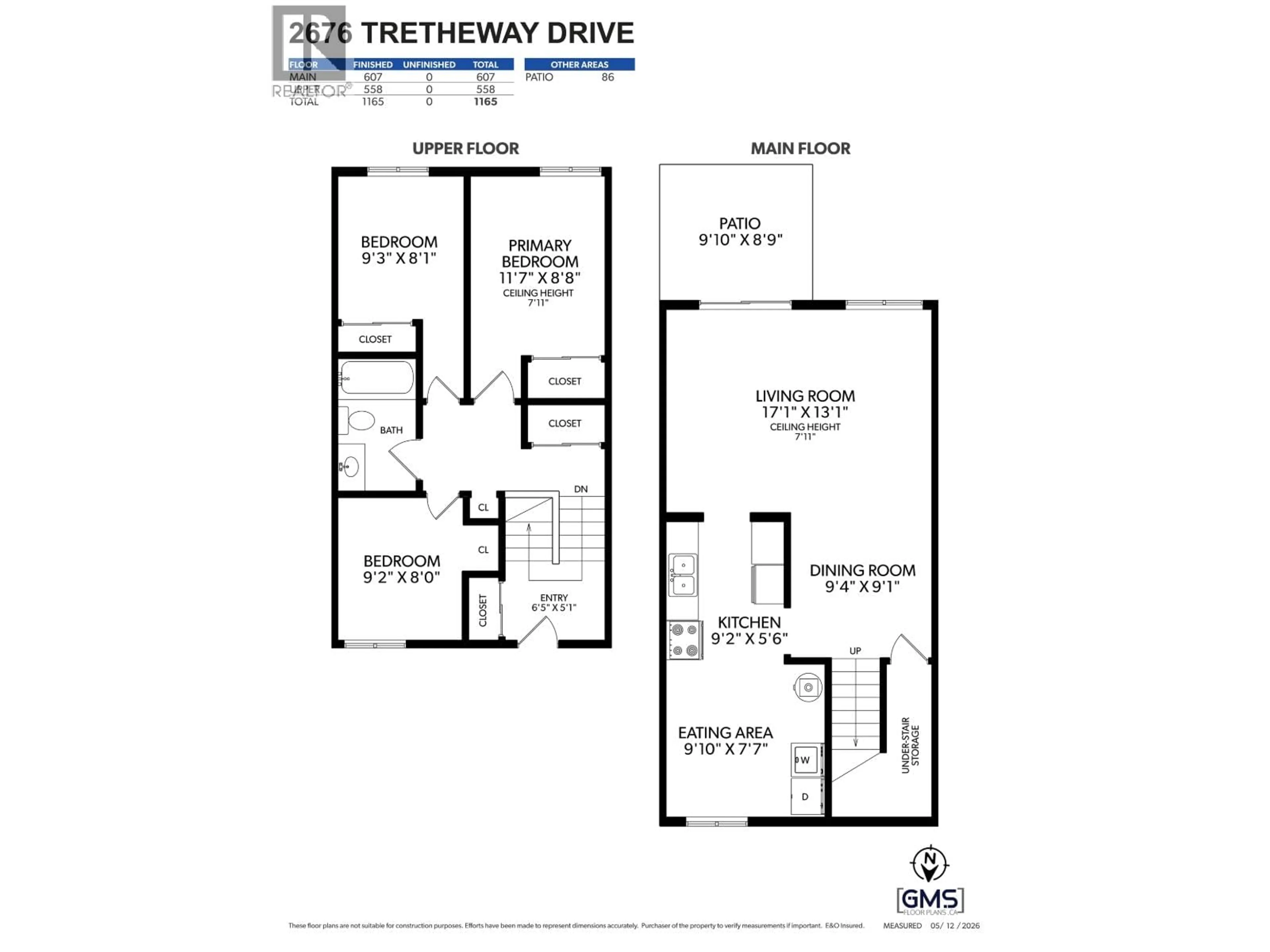 Floor plan for 2676 TRETHEWAY DRIVE, Burnaby British Columbia V5B4R8
