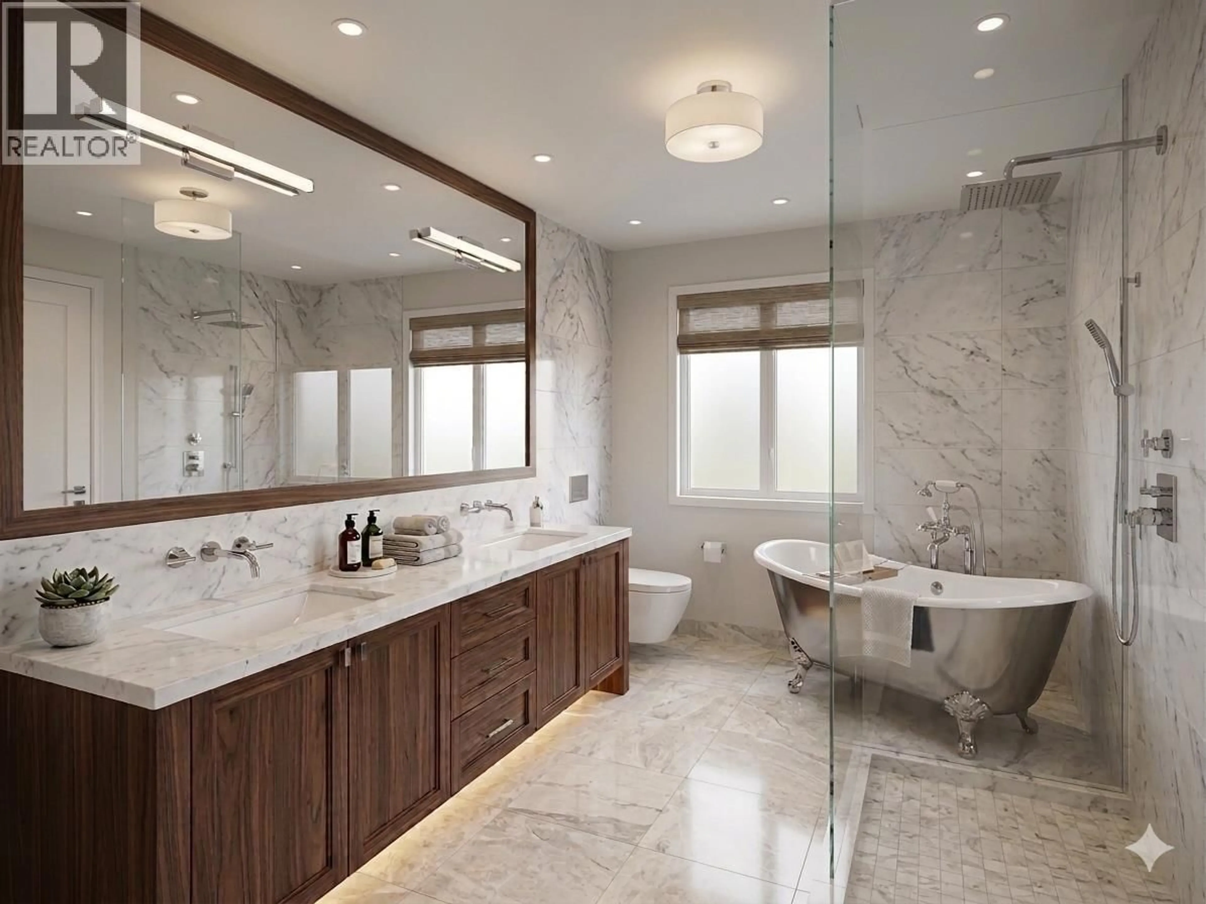 Contemporary bathroom, ceramic/tile floor for 3 - 7046 SIERRA DRIVE, Burnaby British Columbia V5A1A5