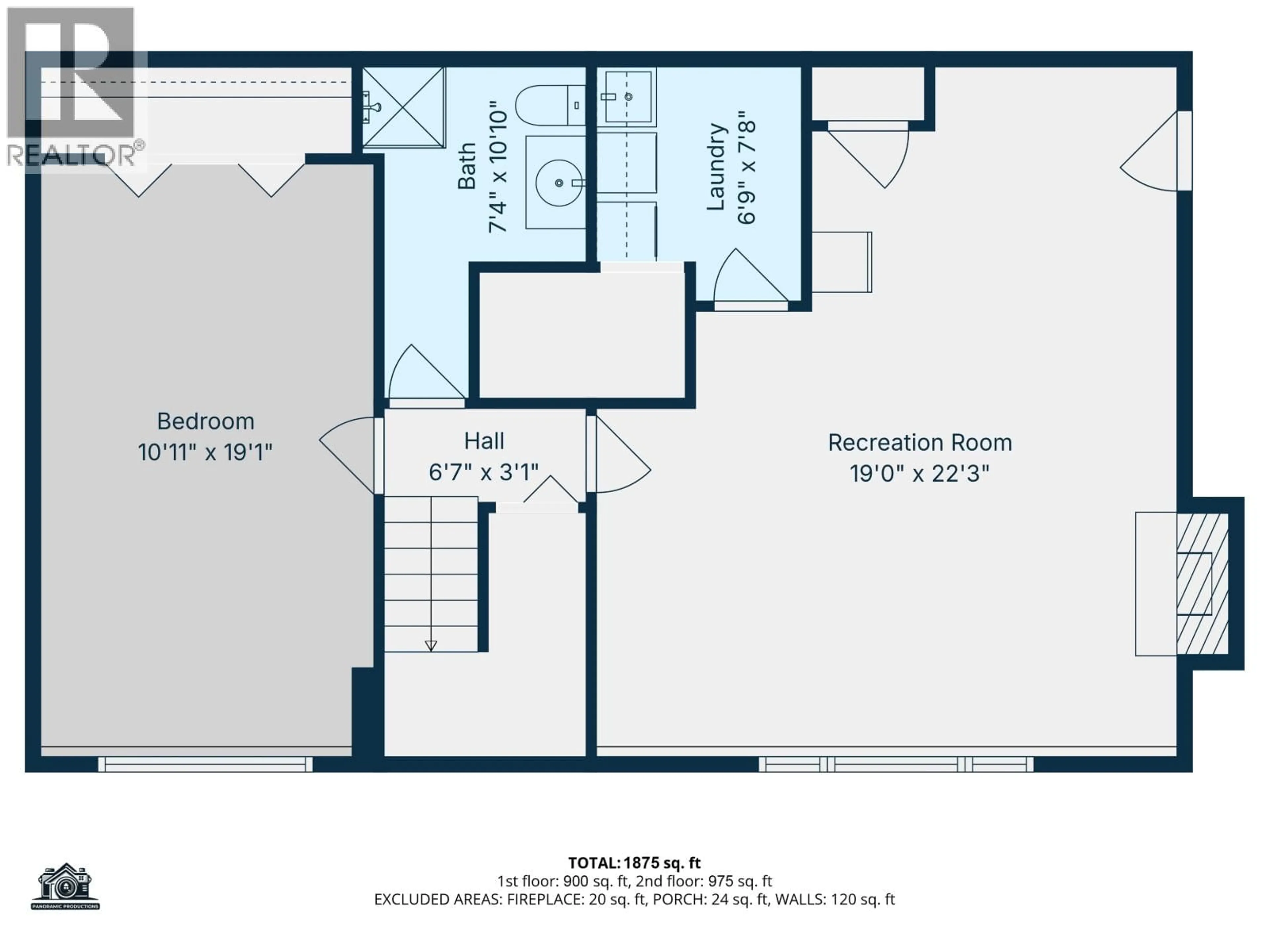 Floor plan for 1460 TWELFTH AVENUE, Williams Lake British Columbia V2G3X4