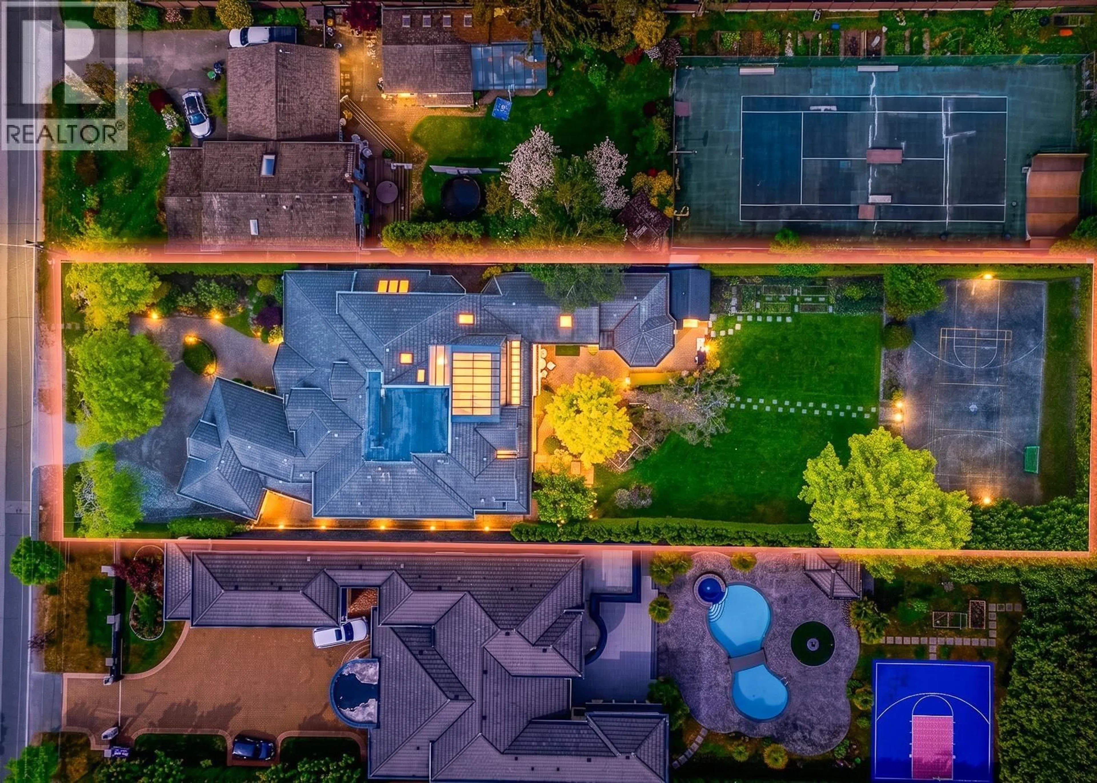A pic from outside/outdoor area/front of a property/back of a property/a pic from drone, street for 6680 GIBBONS DRIVE, Richmond British Columbia V7C2E1