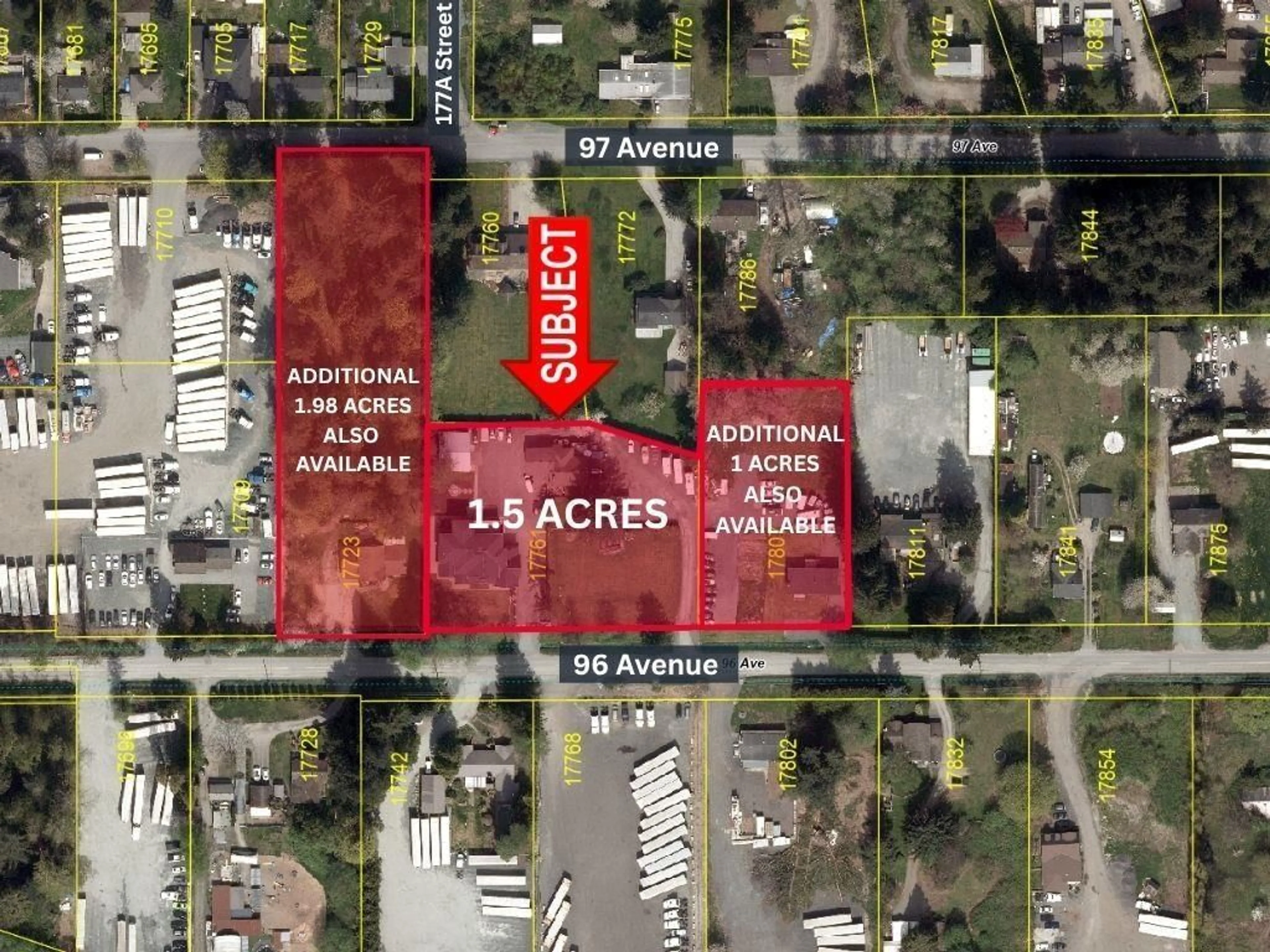 Picture of a map for 17761 96 AVENUE, Surrey British Columbia V4N4A9