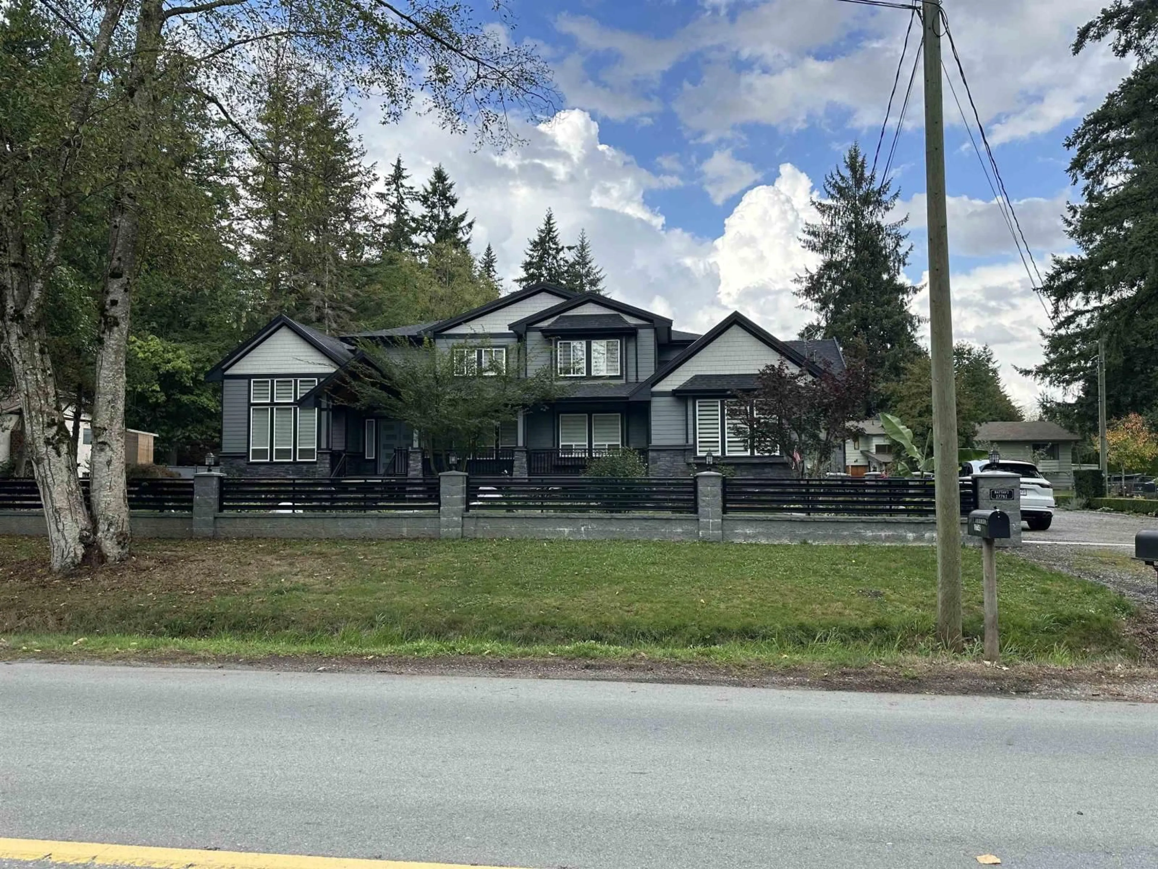 A pic from outside/outdoor area/front of a property/back of a property/a pic from drone, street for 17761 96 AVENUE, Surrey British Columbia V4N4A9