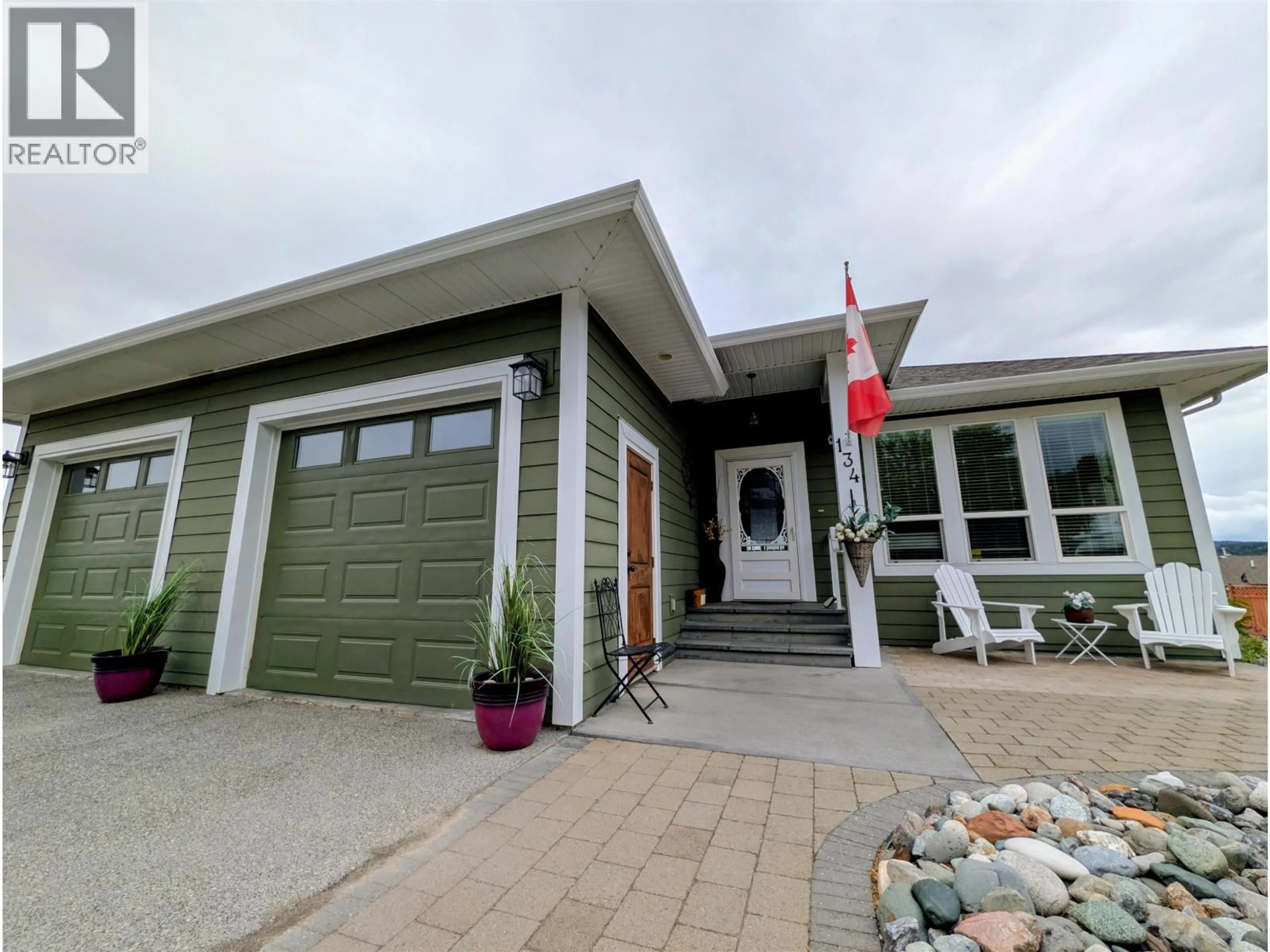 Home with vinyl exterior material, street for 134 EAGLE CRESCENT, Williams Lake British Columbia V2G5K4