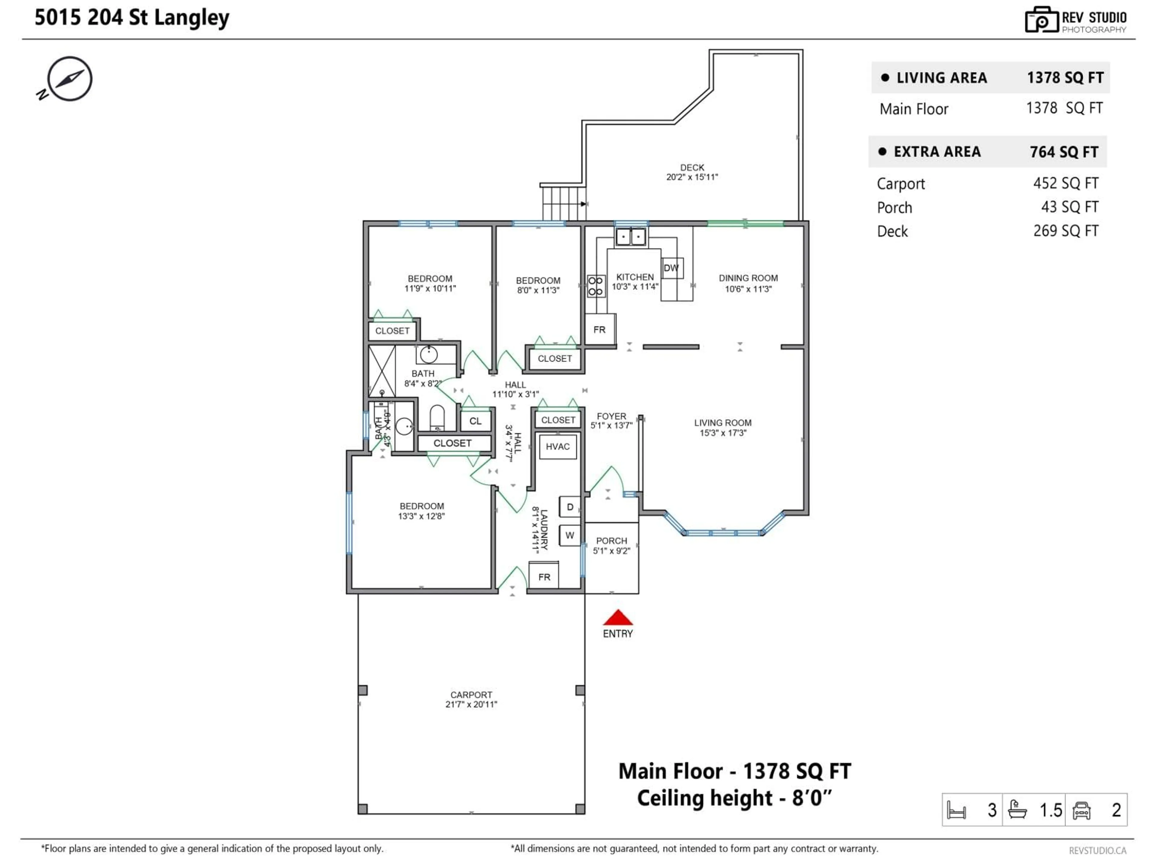 Floor plan for 5015 204 STREET, Langley British Columbia V3A7J9