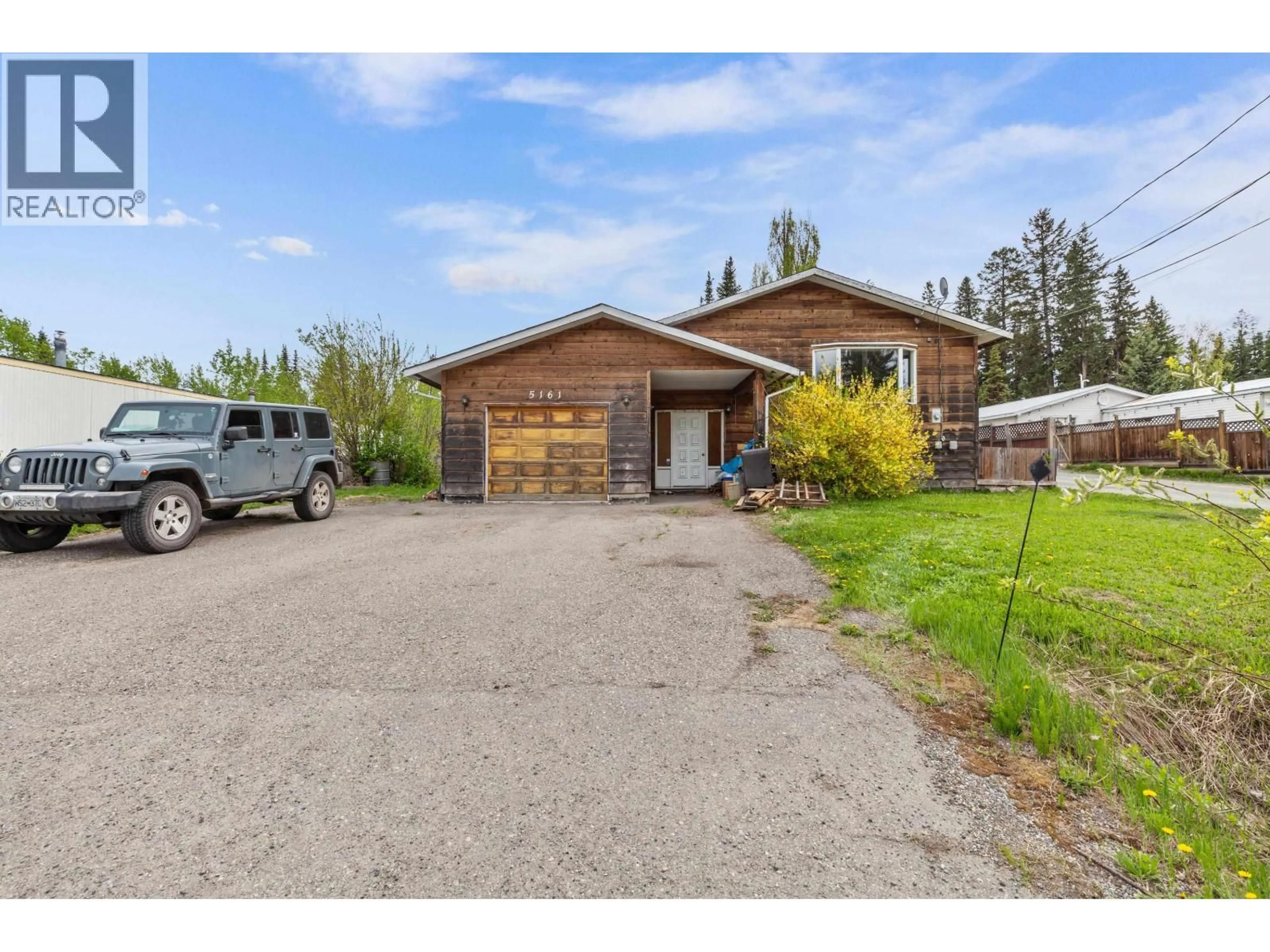 A pic from outside/outdoor area/front of a property/back of a property/a pic from drone, street for 5161 GRAVES ROAD, Prince George British Columbia V2N6E9