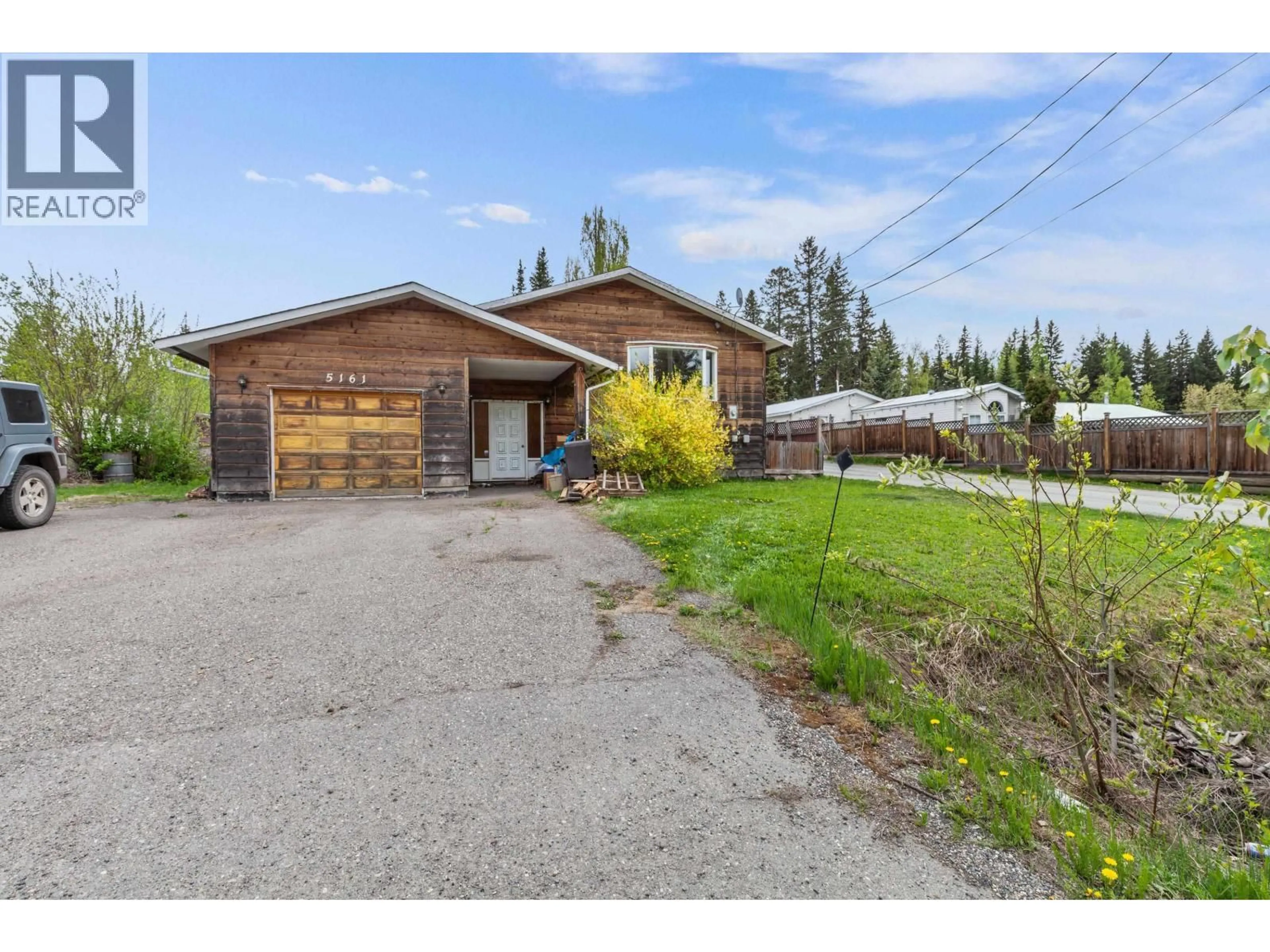 A pic from outside/outdoor area/front of a property/back of a property/a pic from drone, street for 5161 GRAVES ROAD, Prince George British Columbia V2N6E9