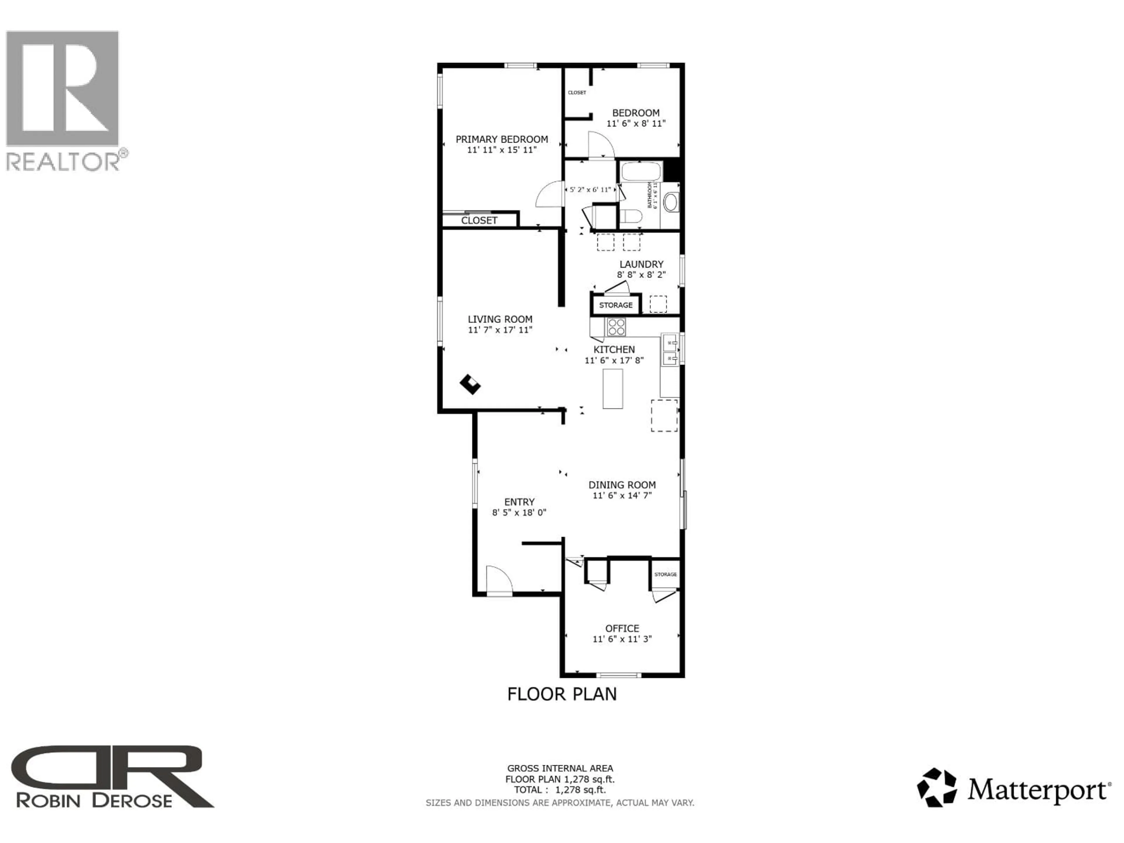 Floor plan for 12282 COTTONWOOD AVENUE, Fort St. John British Columbia V1J8B1