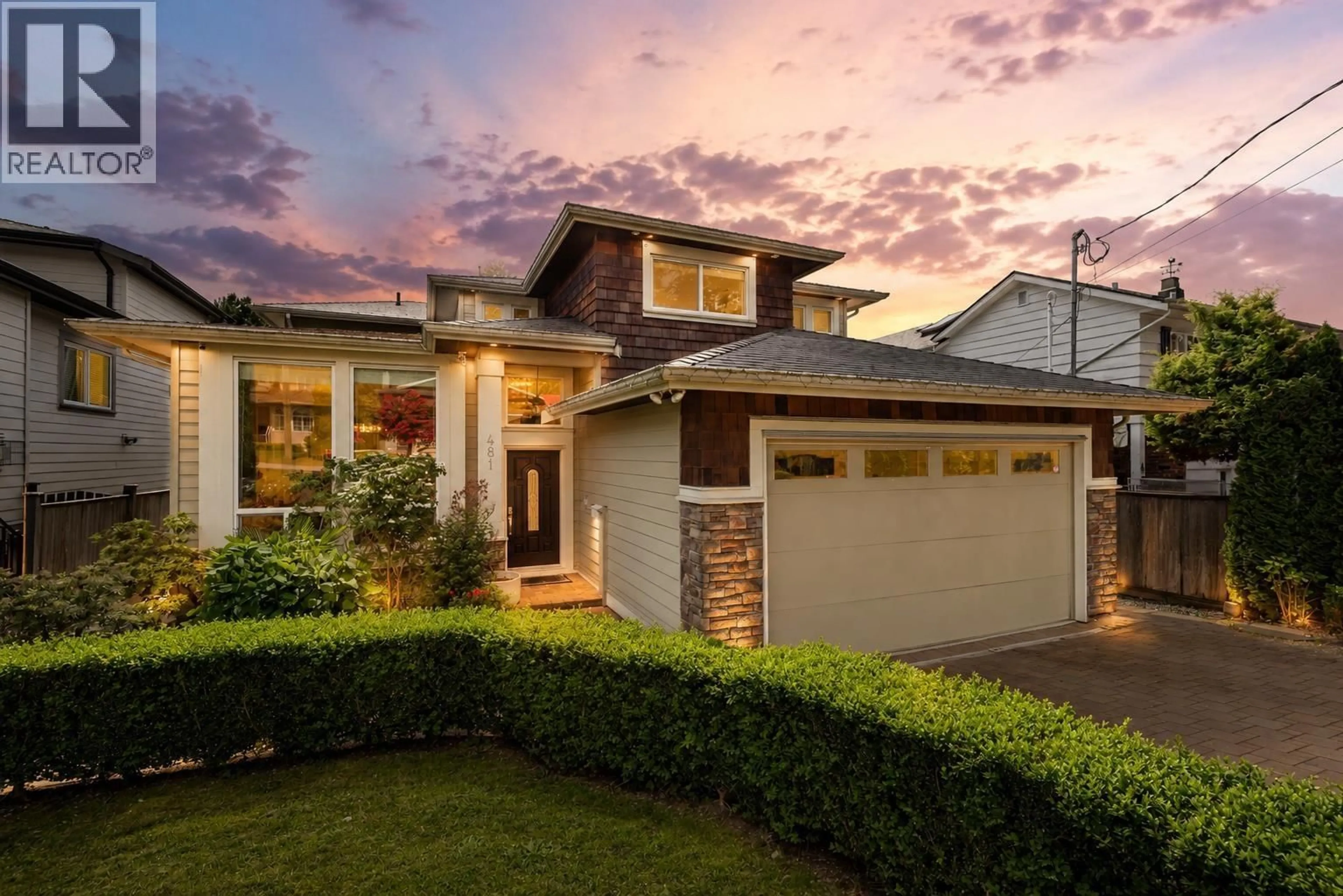 Home with brick exterior material, street for 481 WINDSOR ROAD, North Vancouver British Columbia V7N2N5