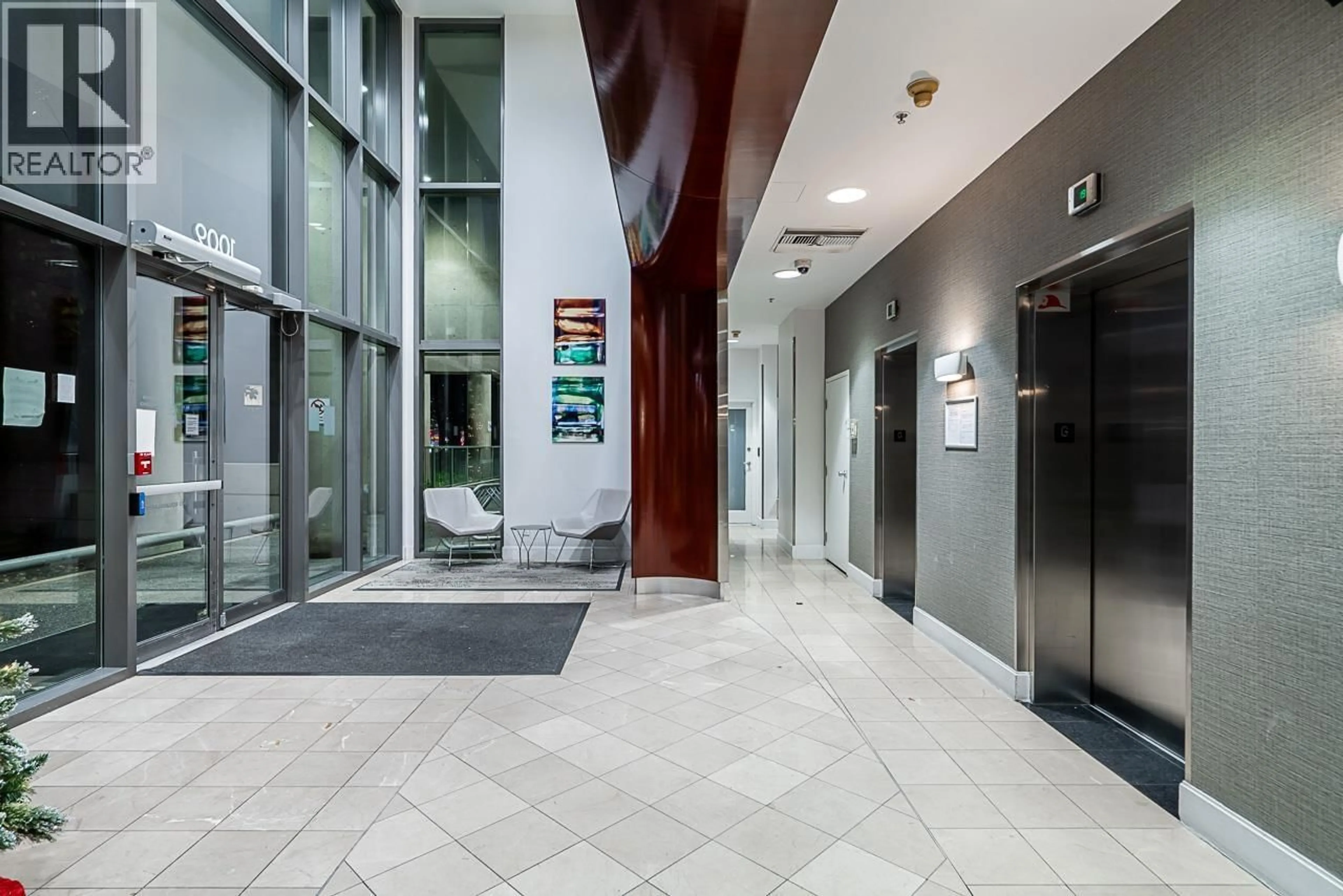 Indoor foyer for 1909 - 1009 EXPO BOULEVARD, Vancouver British Columbia V6Z2V9