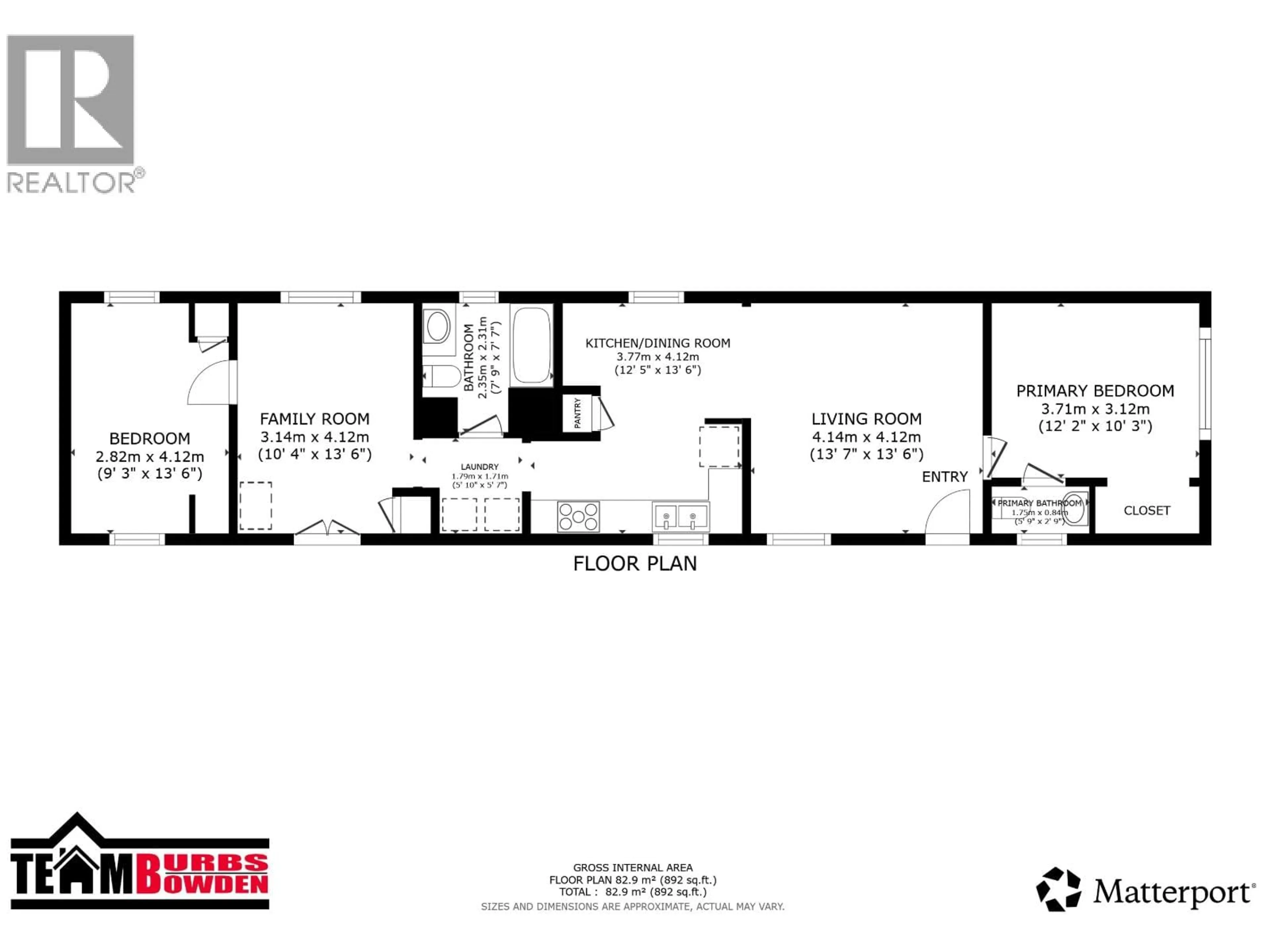 Floor plan for 2407 VERNON ROAD, Quesnel British Columbia V2J7C8