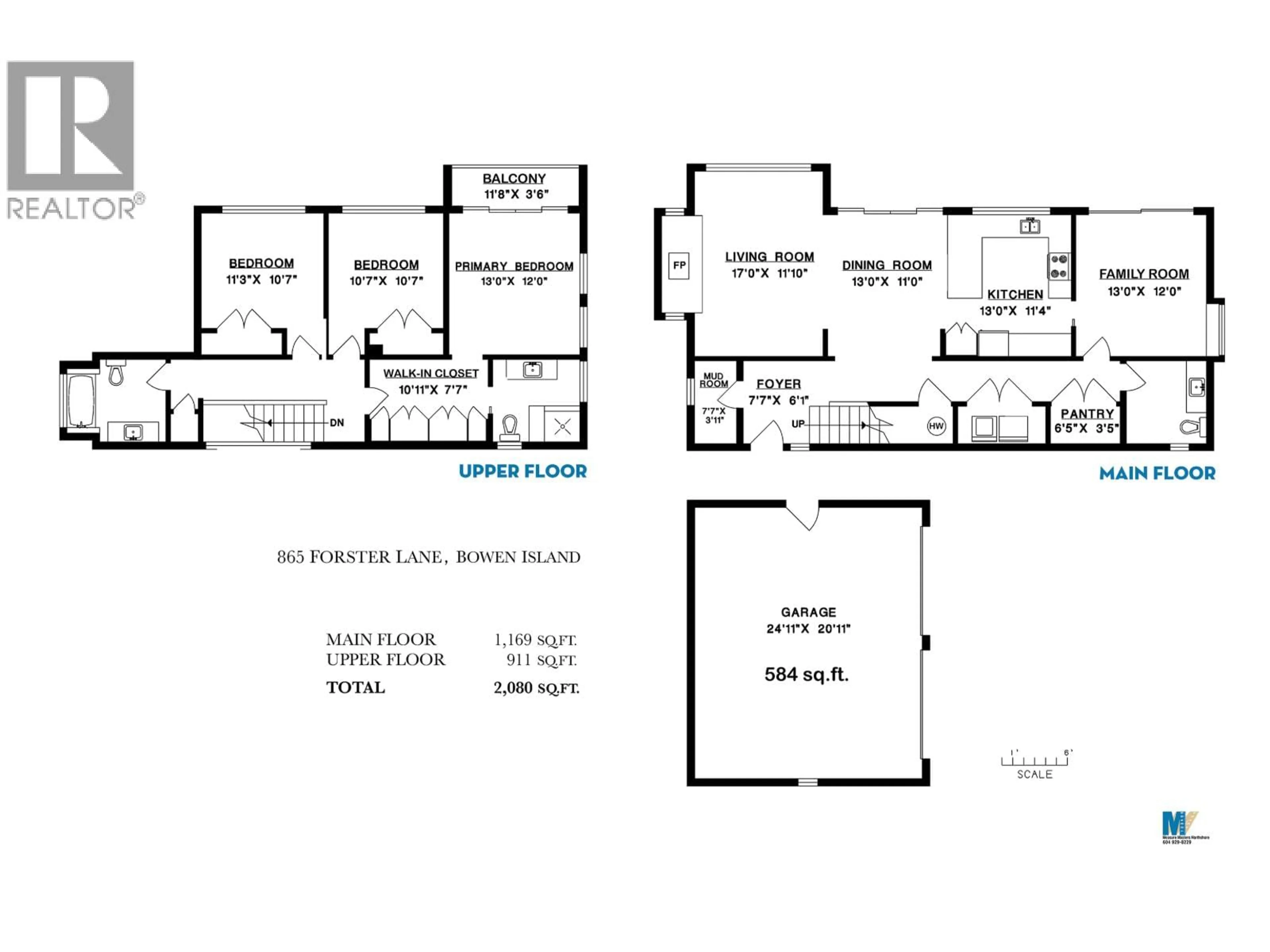 Floor plan for 865 FORSTER LANE, Bowen Island British Columbia V0N1G1