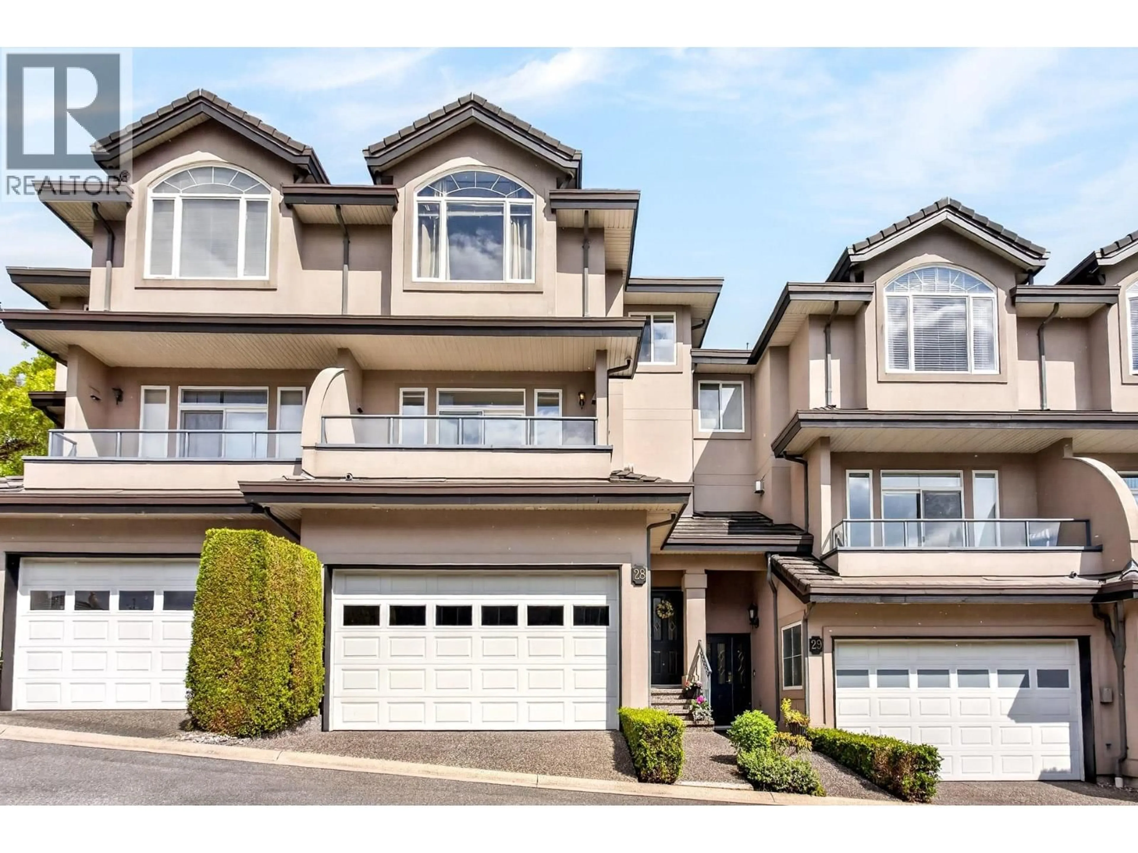 Home with vinyl exterior material, street for 28 - 678 CITADEL DRIVE, Port Coquitlam British Columbia V3C6M7