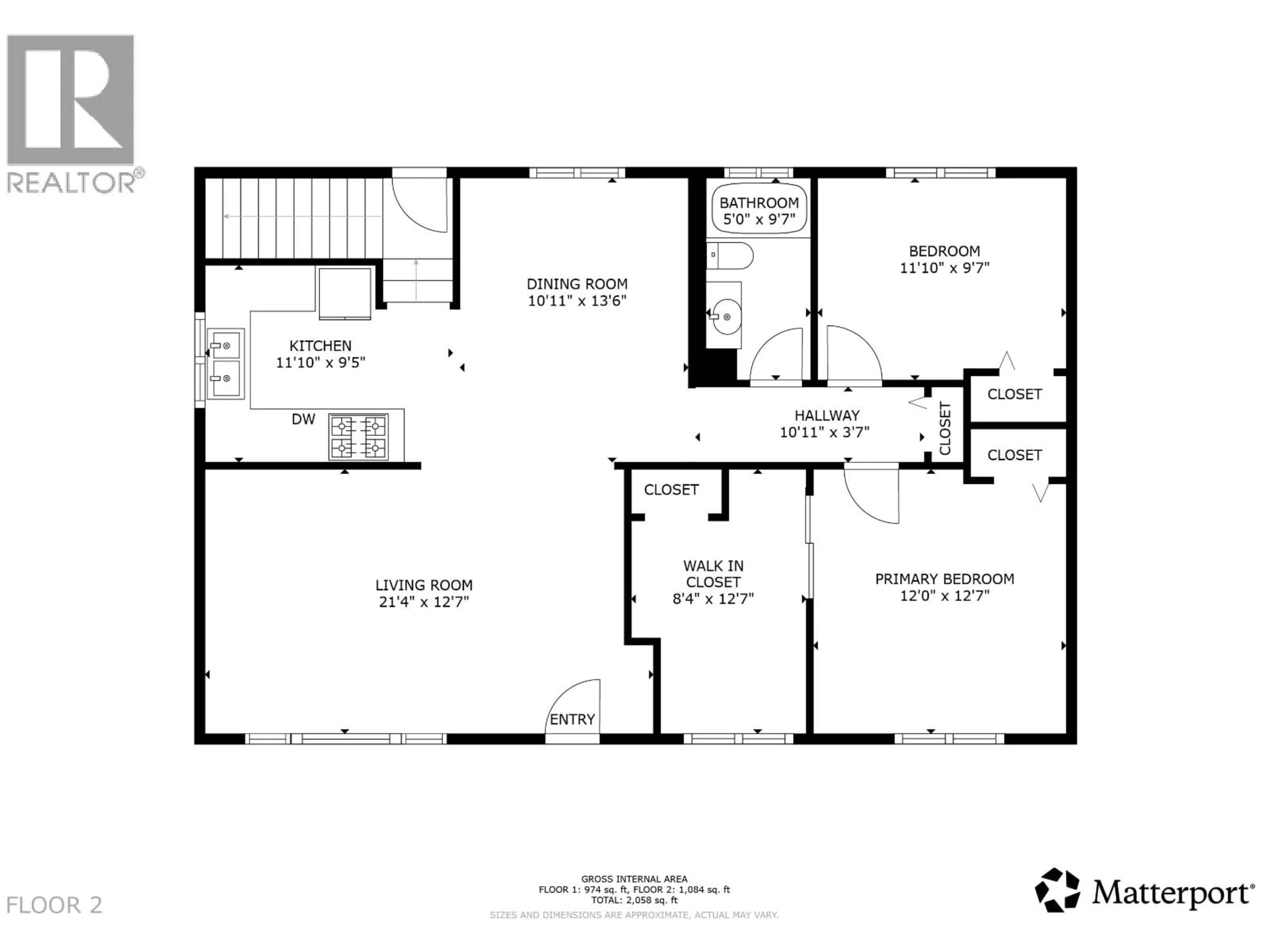 Floor plan for 9524 111 AVENUE, Fort St. John British Columbia V1J2T8