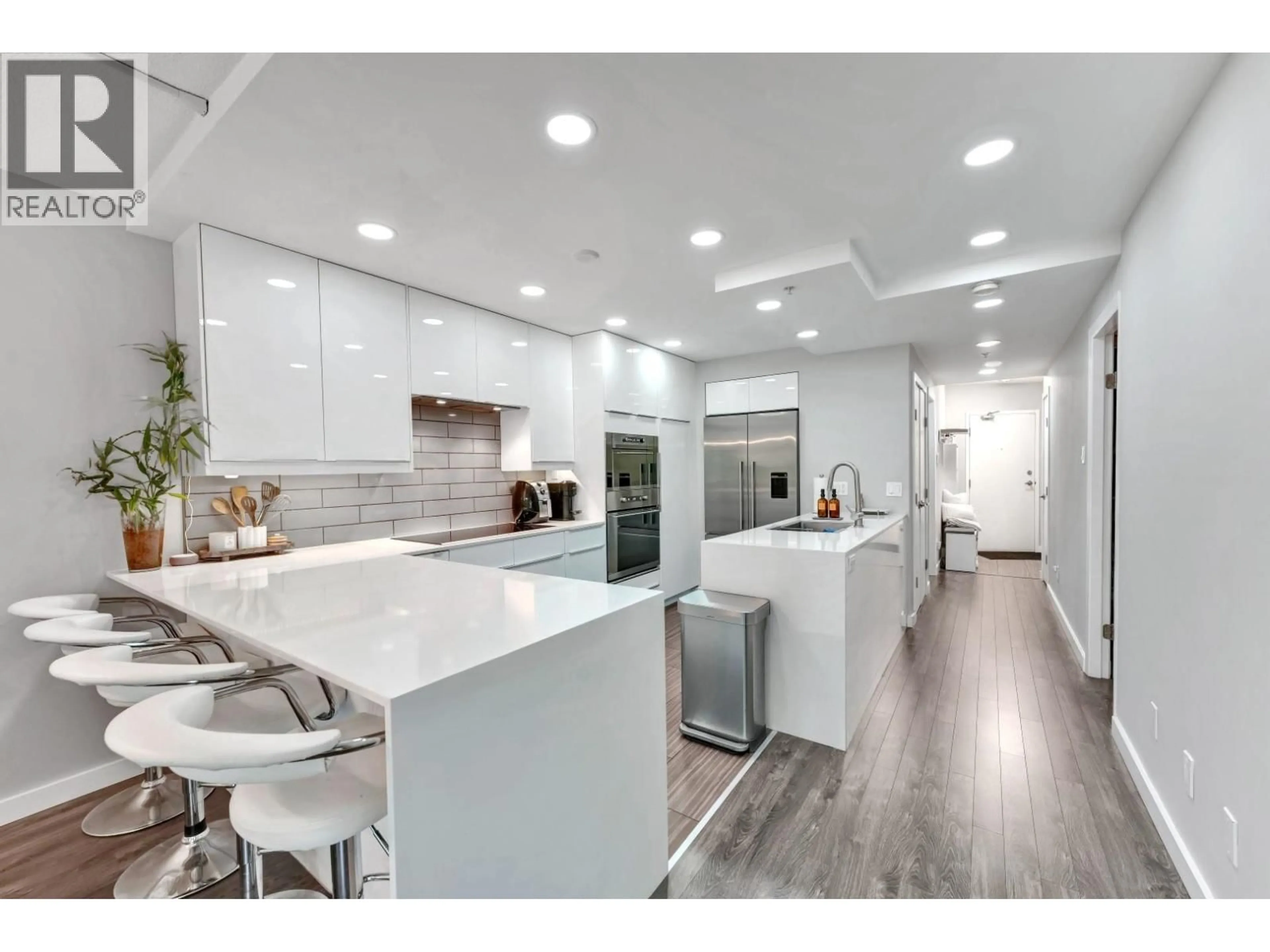 Contemporary kitchen, ceramic/tile floor for B110 - 1331 HOMER STREET, Vancouver British Columbia V6B5M5