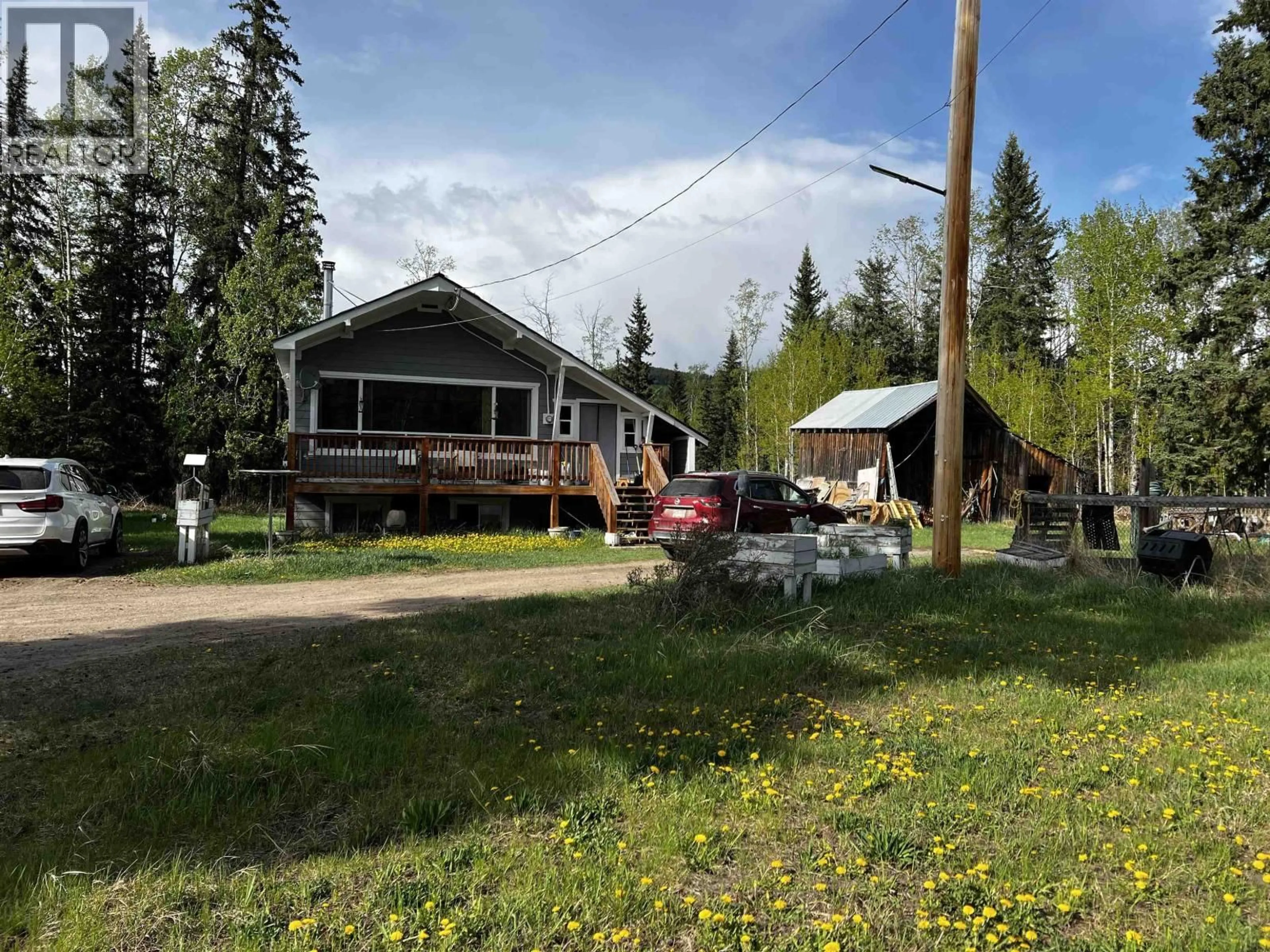 A pic from outside/outdoor area/front of a property/back of a property/a pic from drone, unknown for 19982 16 HIGHWAY, Endako British Columbia V0J1L0