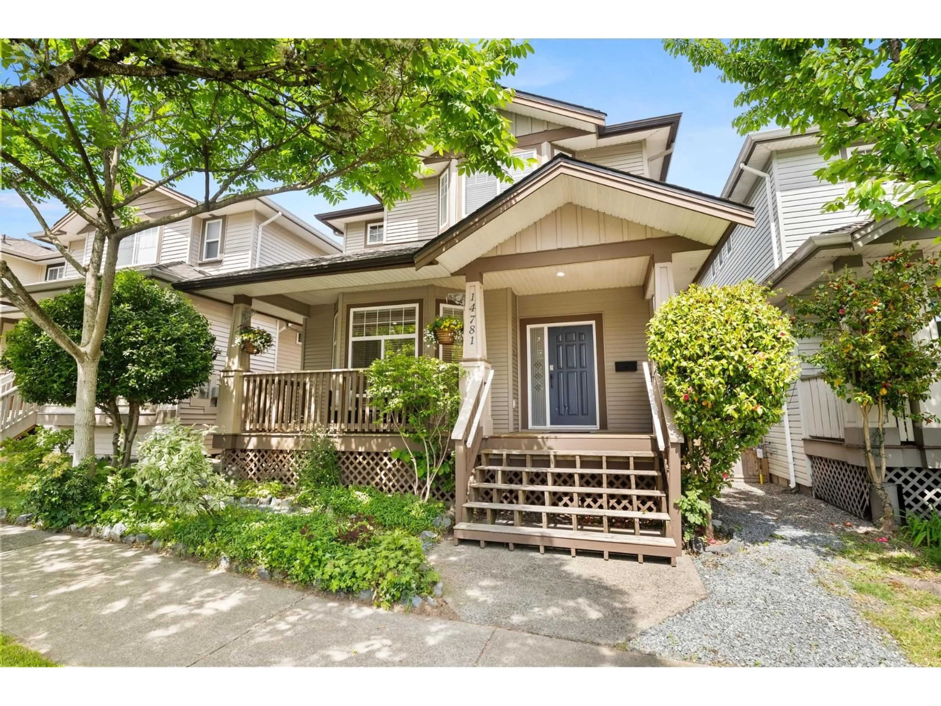 Home with vinyl exterior material, street for 14781 59A AVENUE, Surrey British Columbia V3S0R6