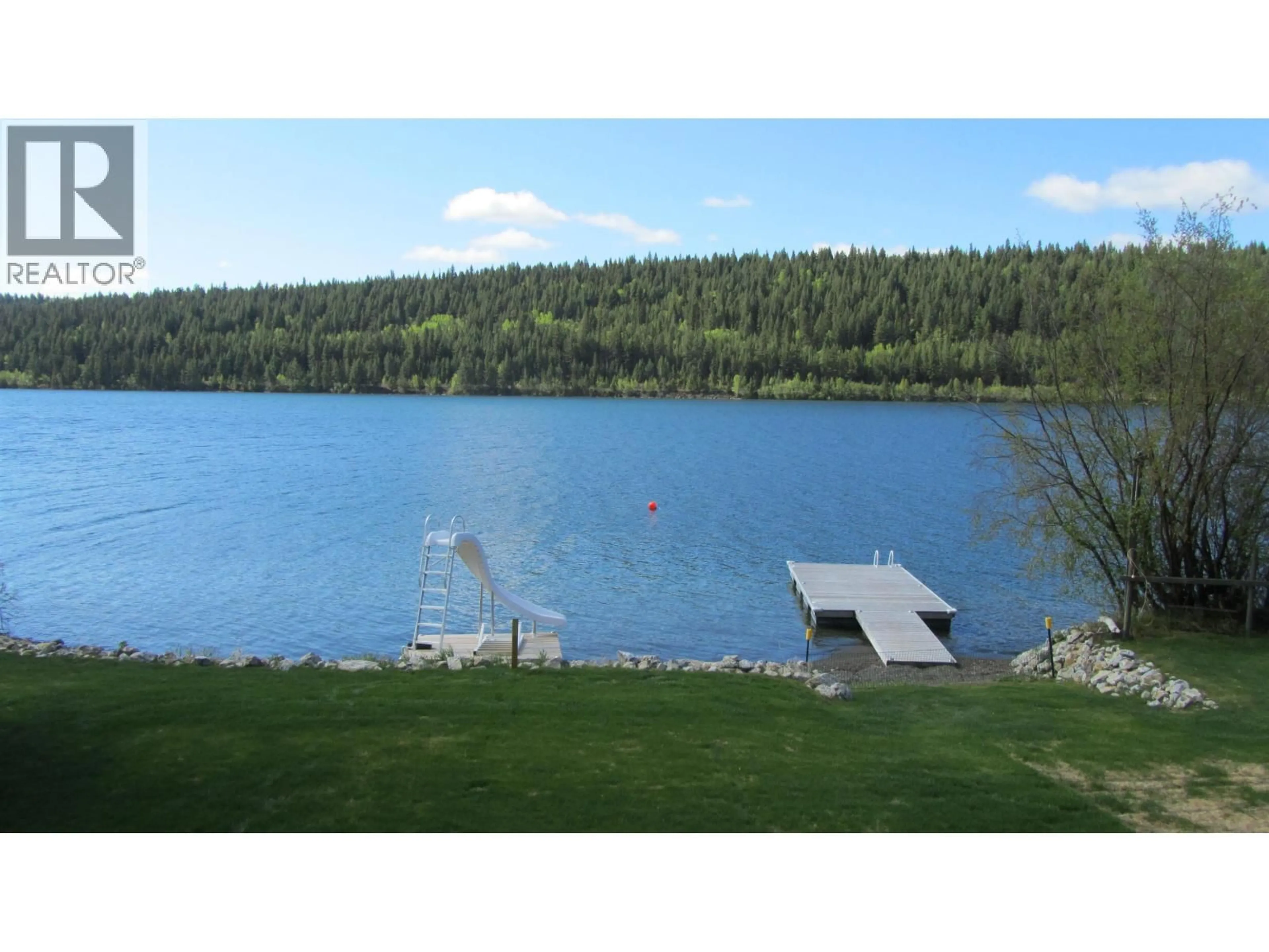 A pic from outside/outdoor area/front of a property/back of a property/a pic from drone, water/lake/river/ocean view for 3620 GUNN ROAD, Lac La Hache British Columbia V0K1T1