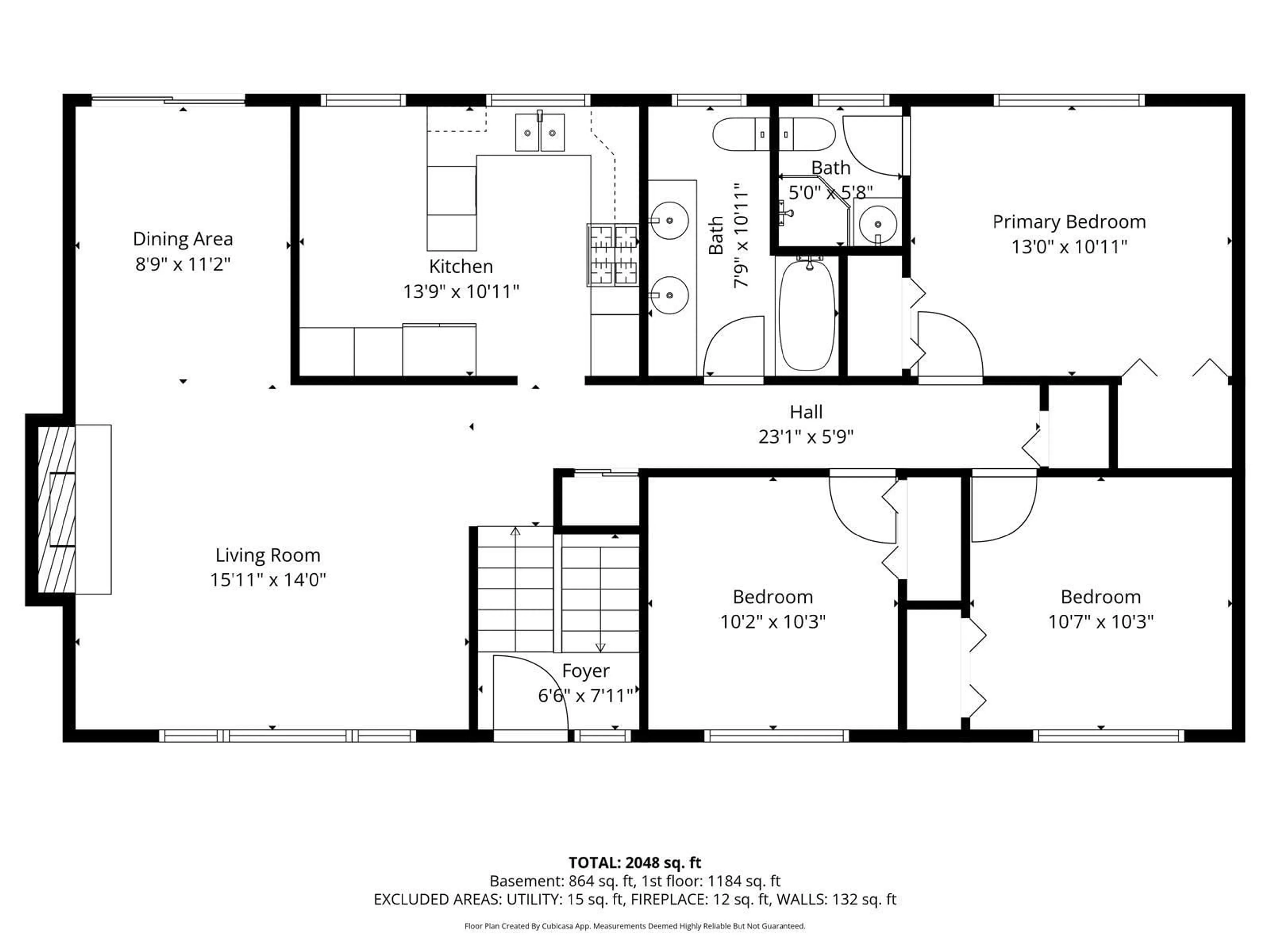 Floor plan for 11064 SWAN CRESCENT, Surrey British Columbia V3R5B6