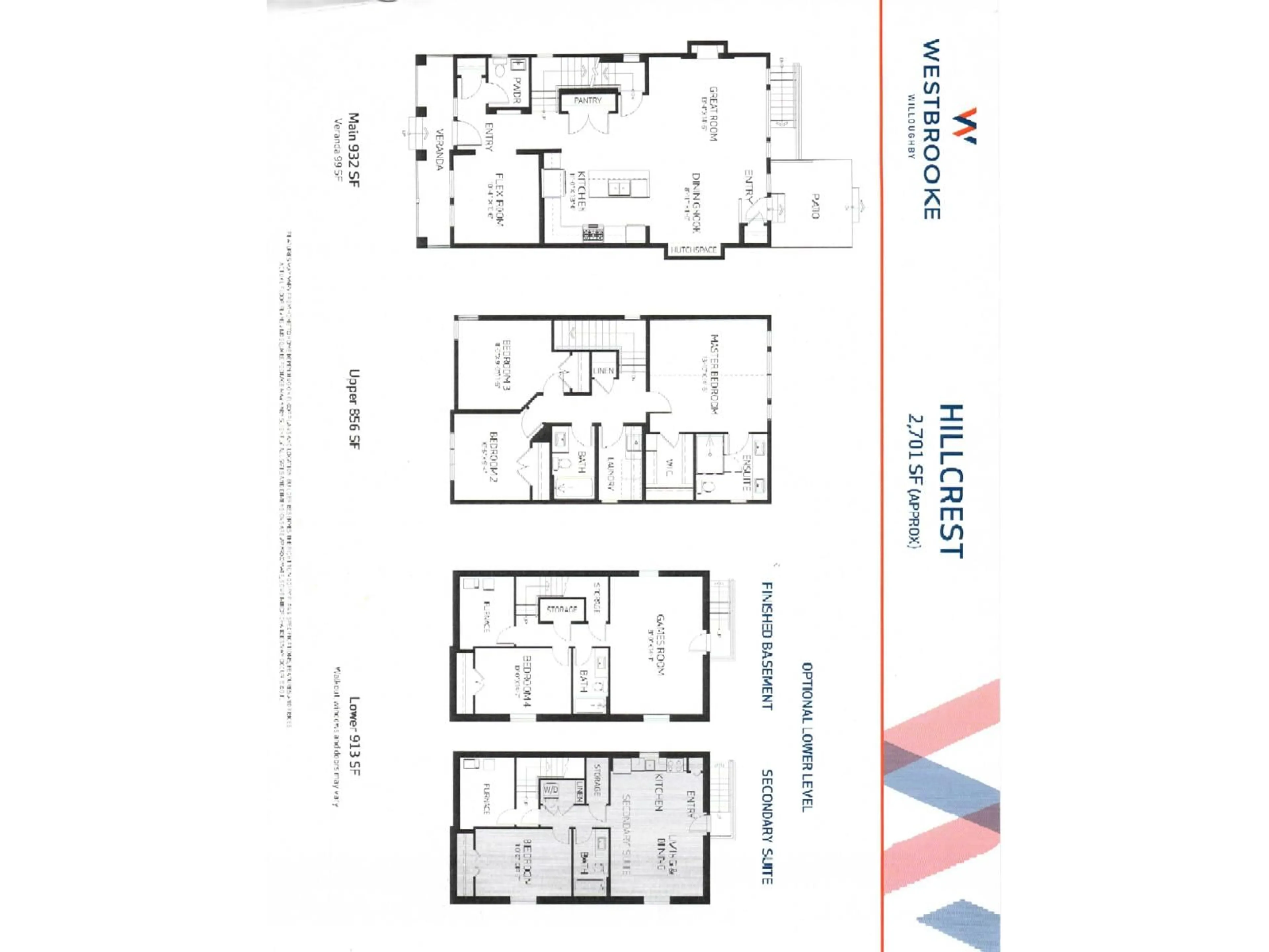 Floor plan for 20541 77B AVENUE, Langley British Columbia V2Y1X3