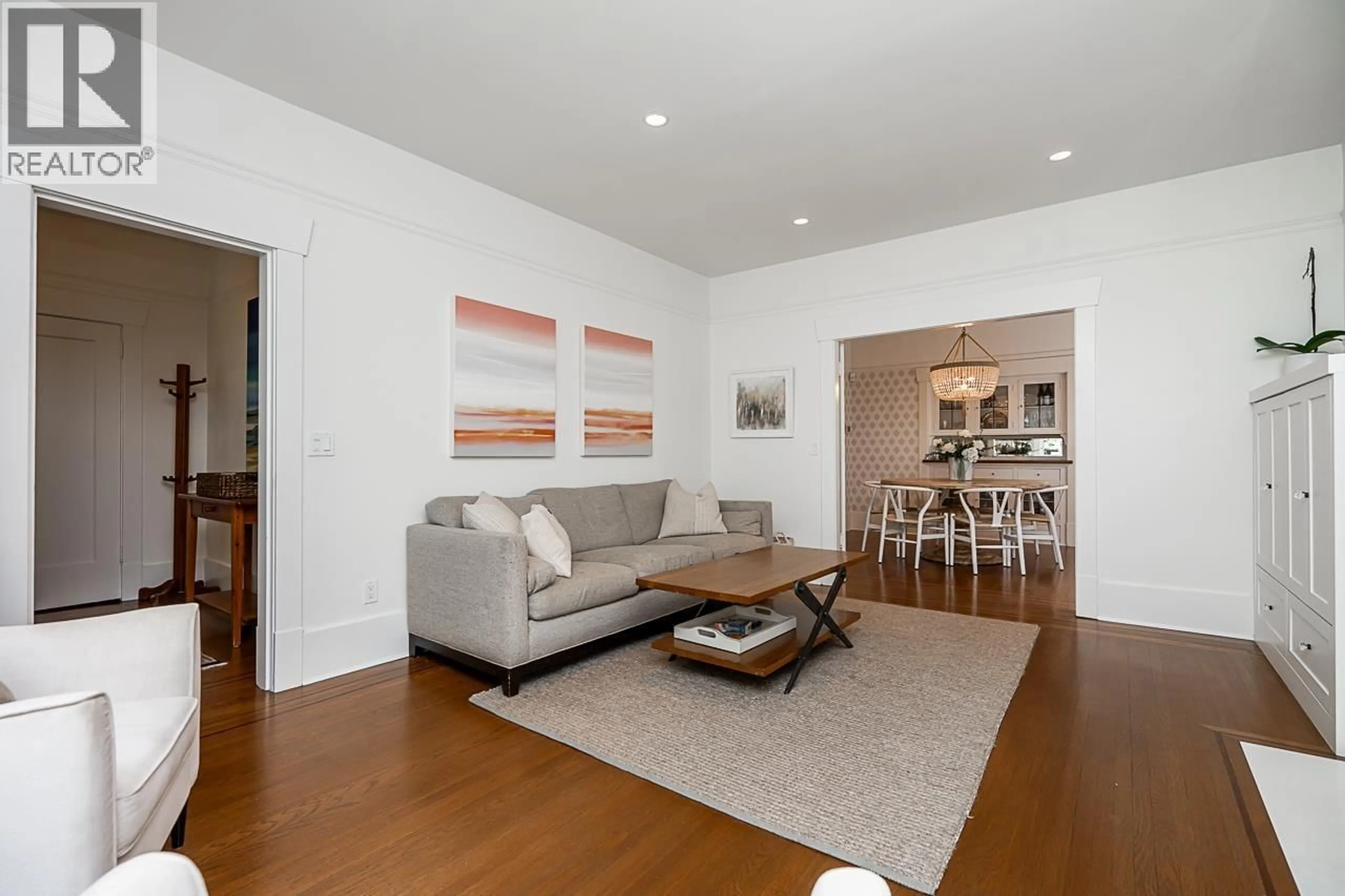 Living room with furniture, wood/laminate floor for 2230 WATERLOO STREET, Vancouver British Columbia V6R3H3
