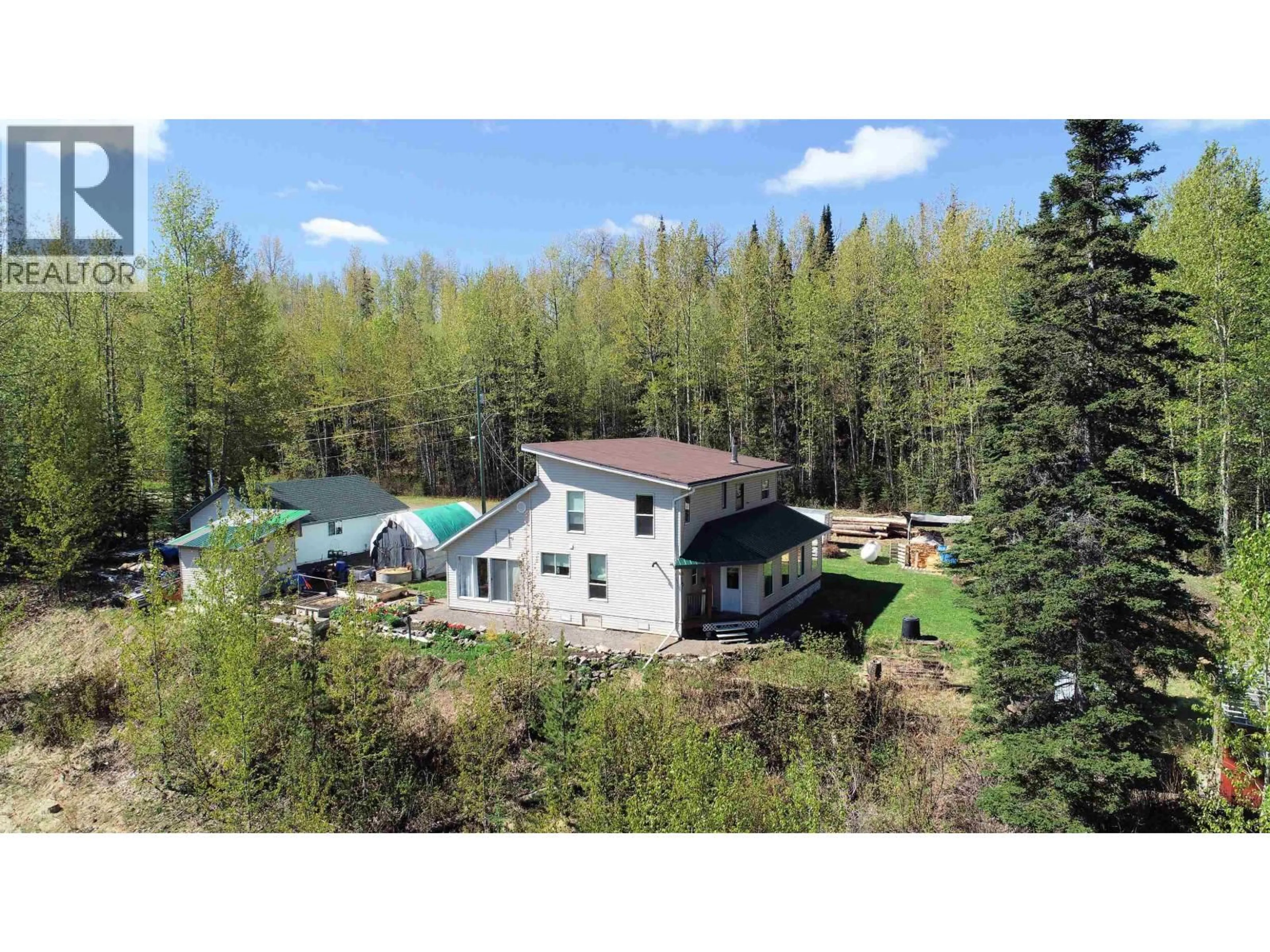 A pic from outside/outdoor area/front of a property/back of a property/a pic from drone, unknown for 34 WILKENSON AVENUE, Granisle British Columbia V0J1W0