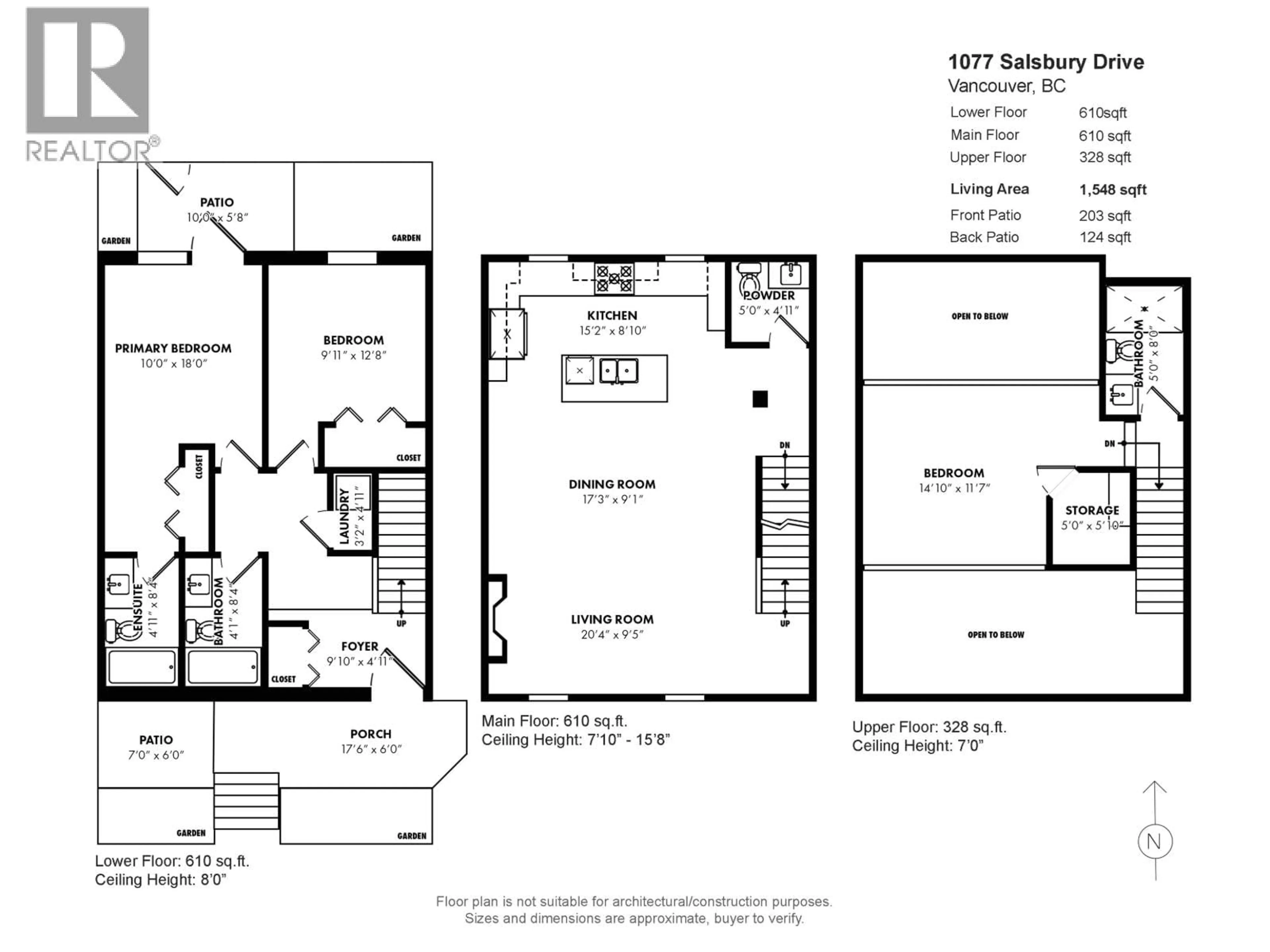 Floor plan for 1077 SALSBURY DRIVE, Vancouver British Columbia V5L4A6