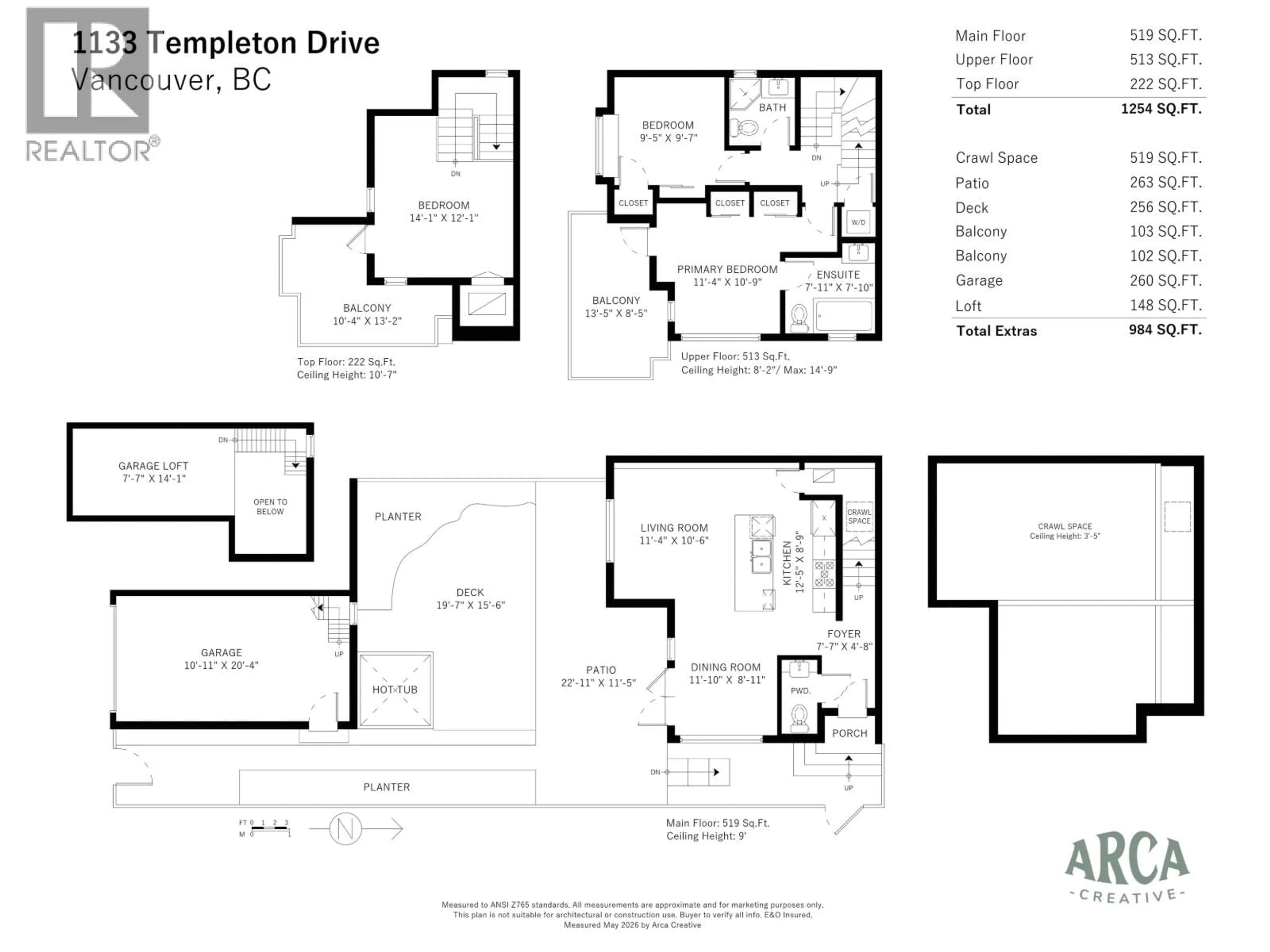 Floor plan for 1133 TEMPLETON DRIVE, Vancouver British Columbia V5L4N9