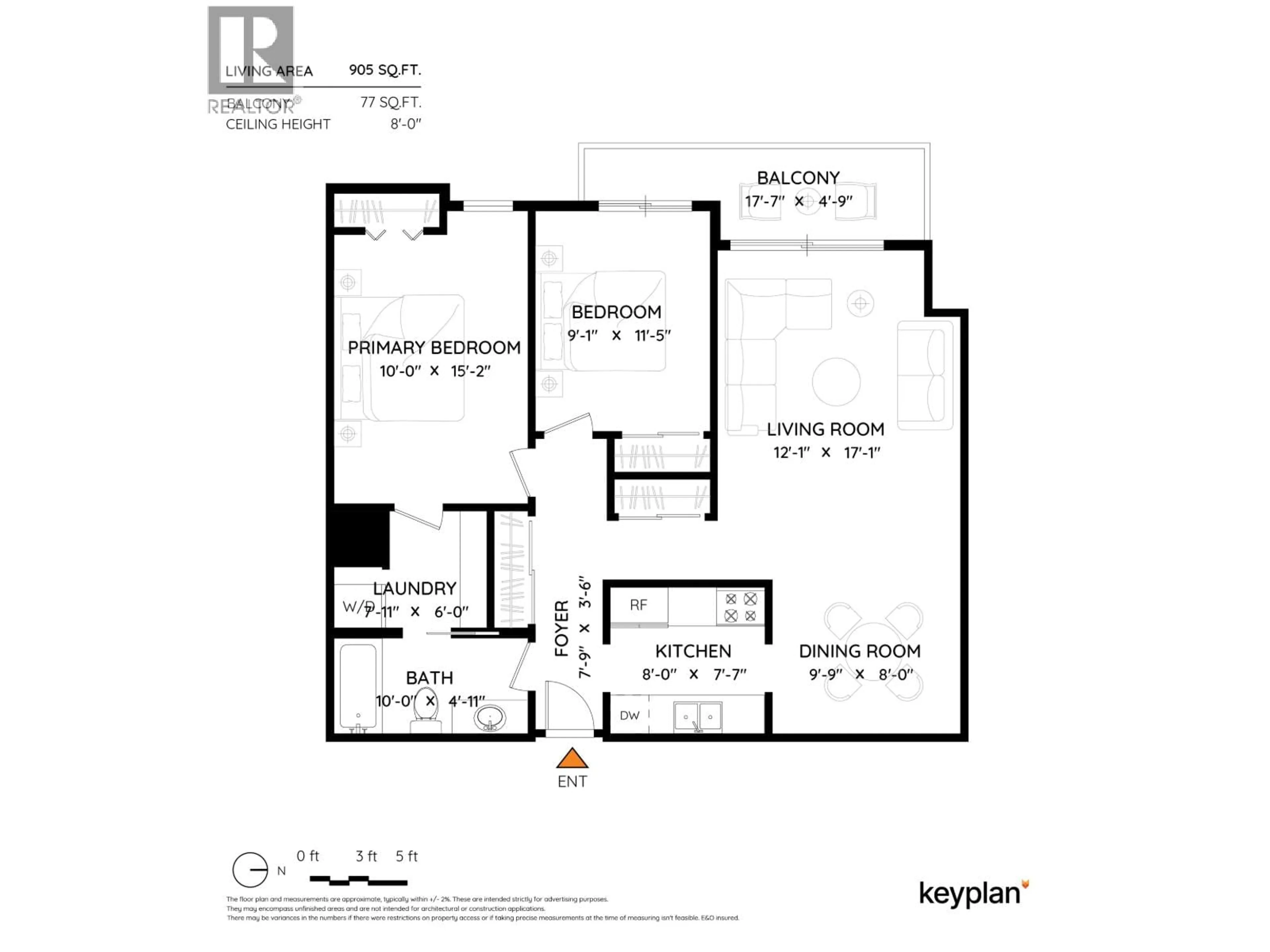 Floor plan for 301 - 2320 40TH AVENUE, Vancouver British Columbia V6M4H6