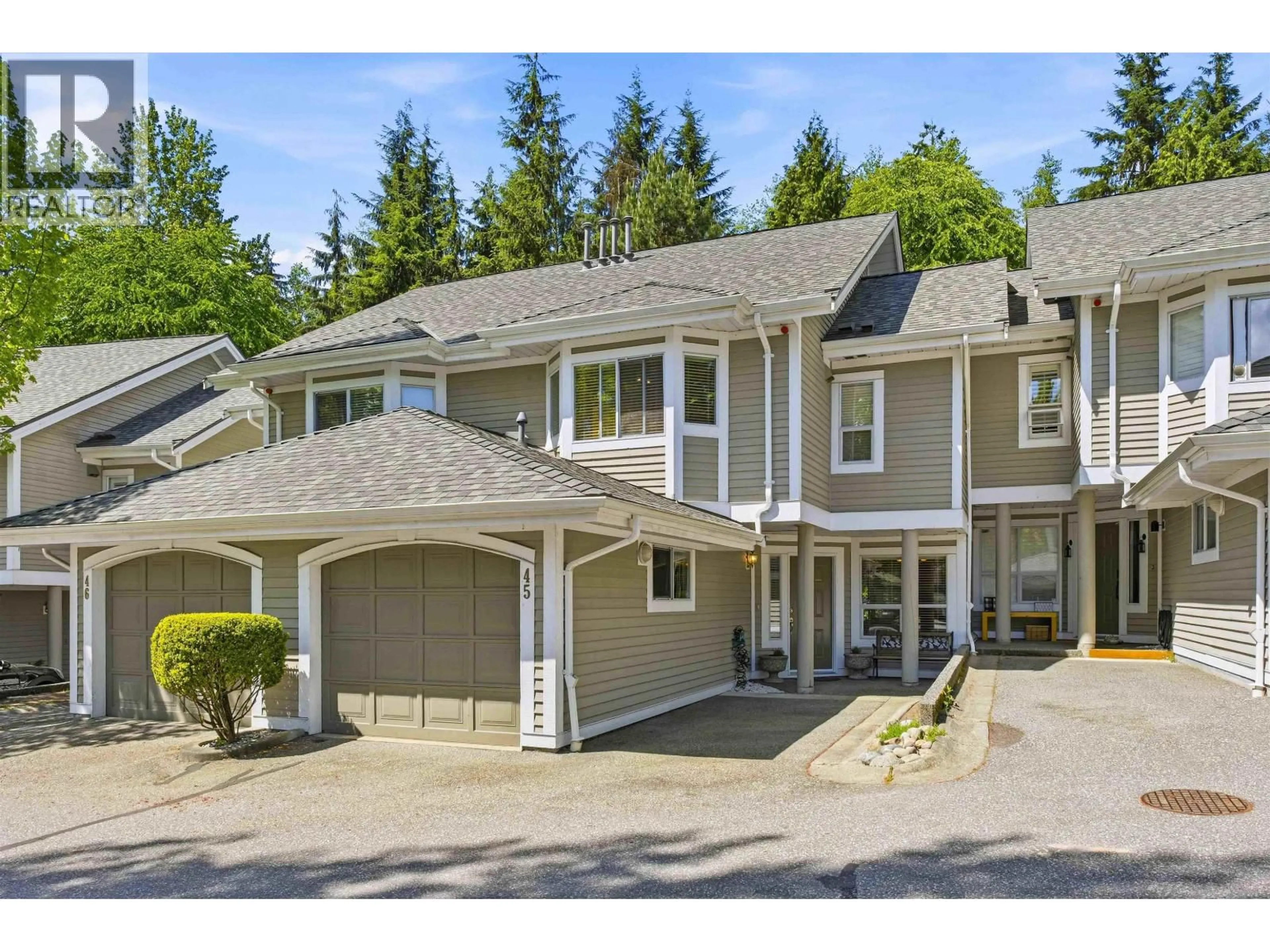 A pic from outside/outdoor area/front of a property/back of a property/a pic from drone, street for 45 - 650 ROCHE POINT DRIVE, North Vancouver British Columbia V7H2Z5