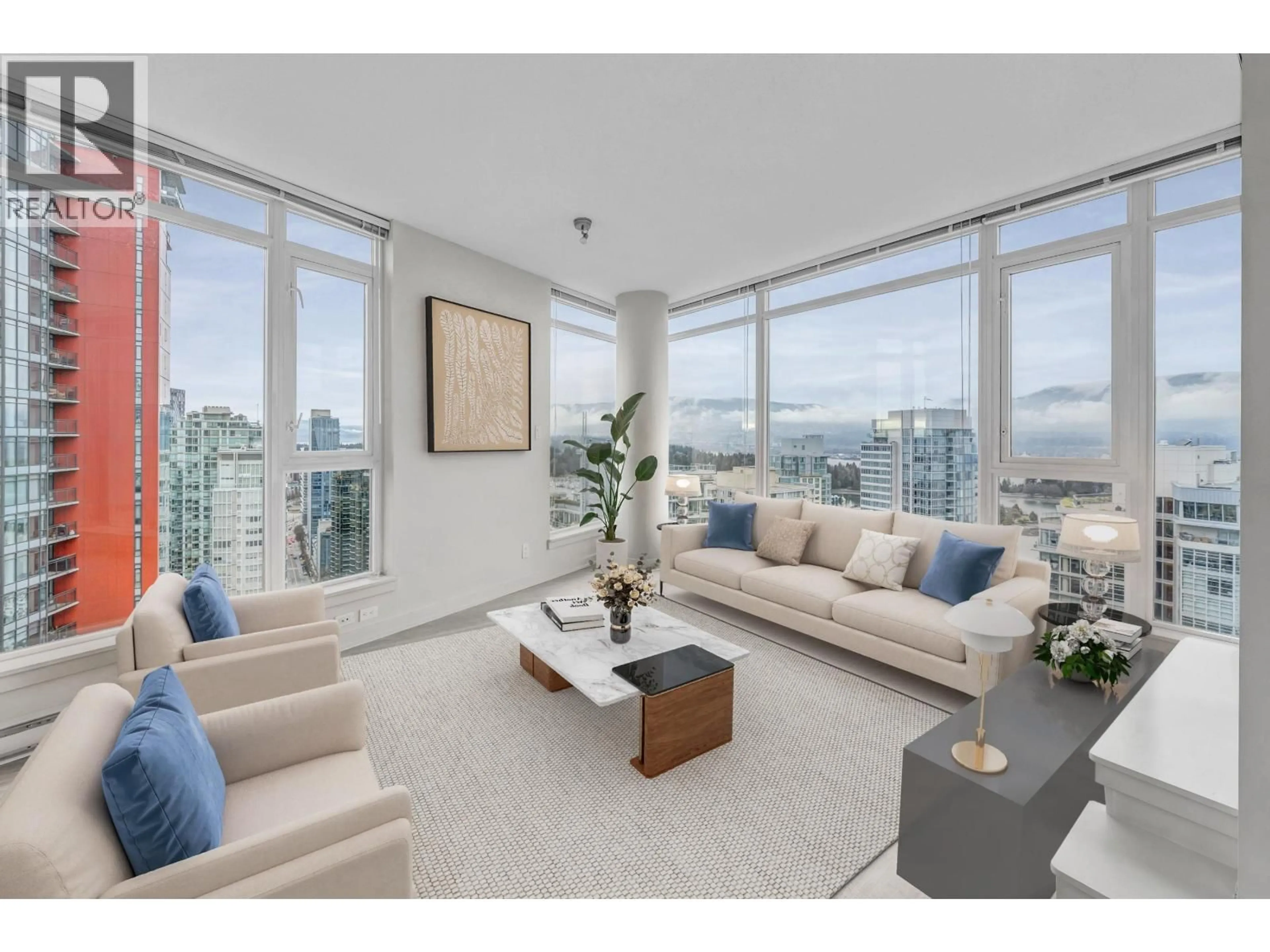 Living room with furniture, unknown for 3201 - 1188 PENDER STREET, Vancouver British Columbia V6E0A2