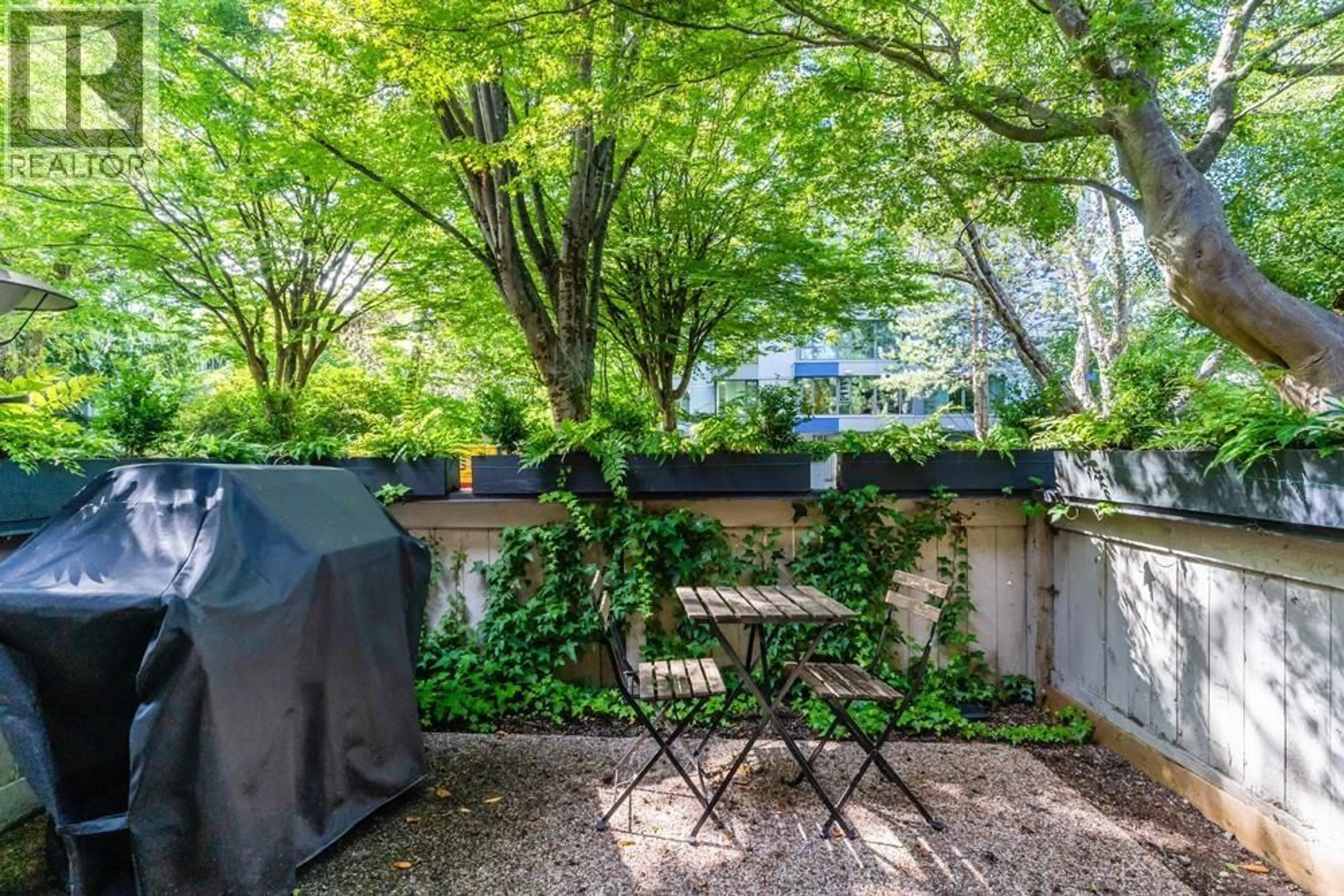 Patio, forest/trees view for 5416 YEW STREET, Vancouver British Columbia V6M3X8