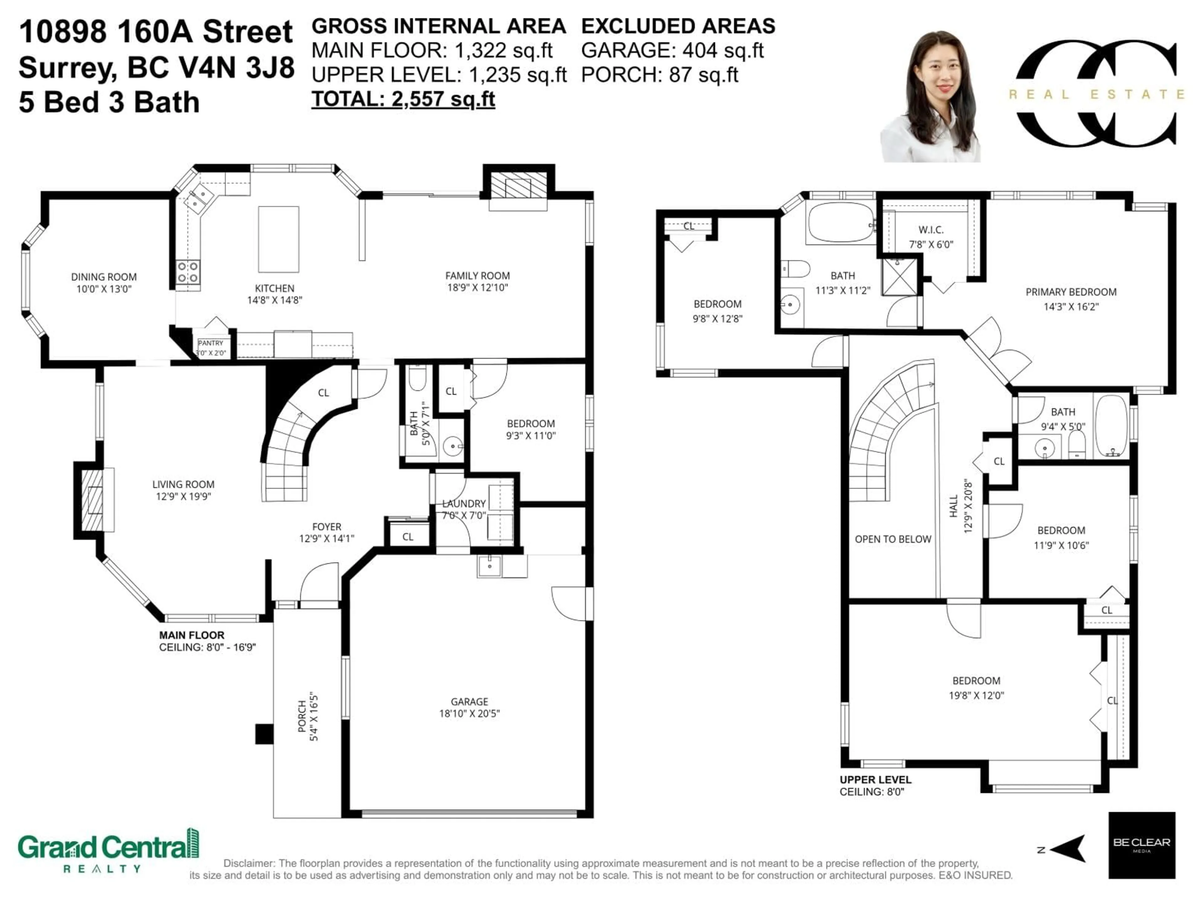 Floor plan for 10898 160A STREET, Surrey British Columbia V4N3J8