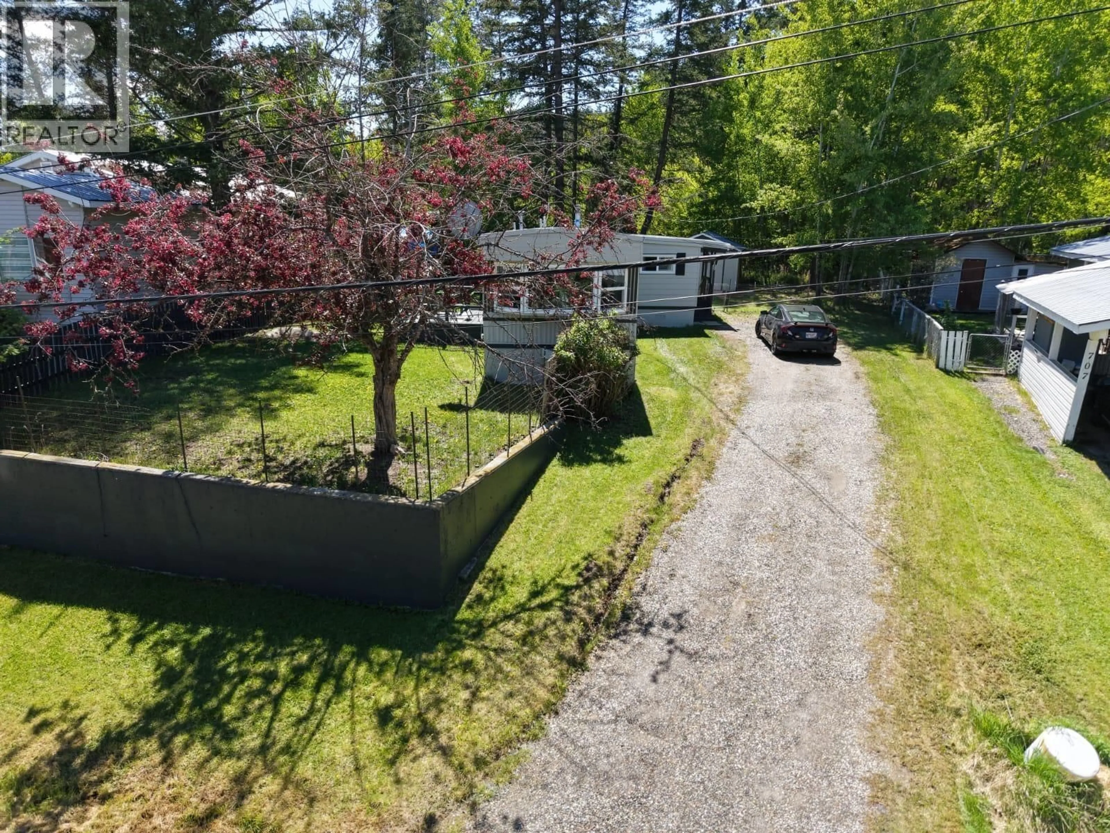A pic from outside/outdoor area/front of a property/back of a property/a pic from drone, unknown for 709 CARTWRIGHT DRIVE, Williams Lake British Columbia V2G3J5