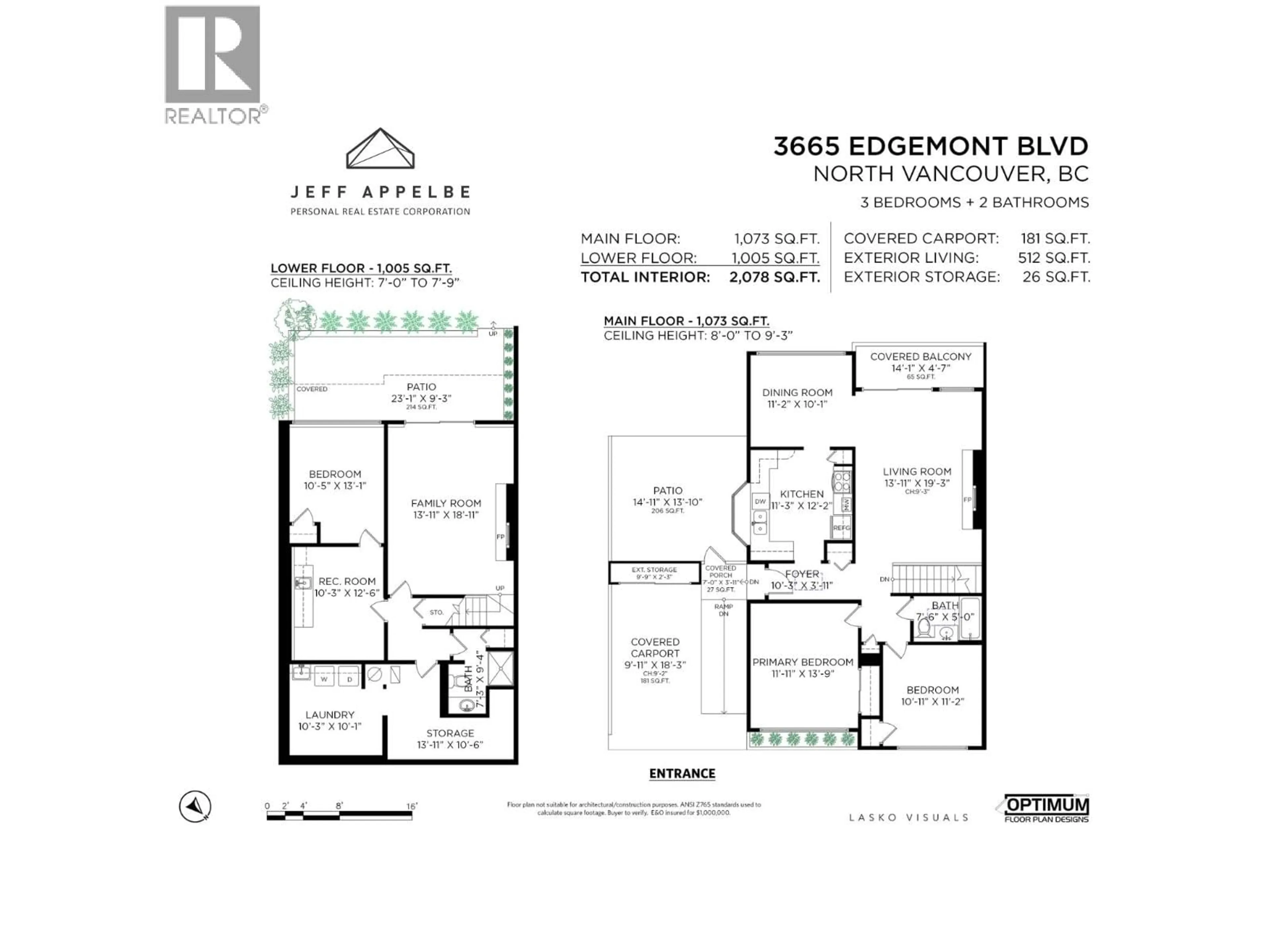 Floor plan for 3665 EDGEMONT BOULEVARD, North Vancouver British Columbia V7R2P6