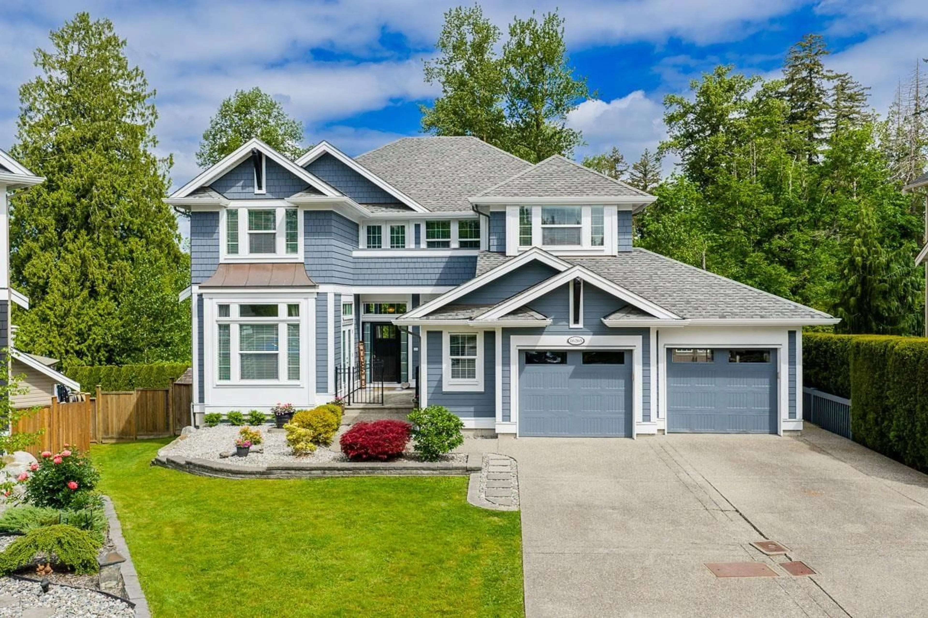 Home with vinyl exterior material, street for 16265 61A AVENUE, Surrey British Columbia V3S3W2