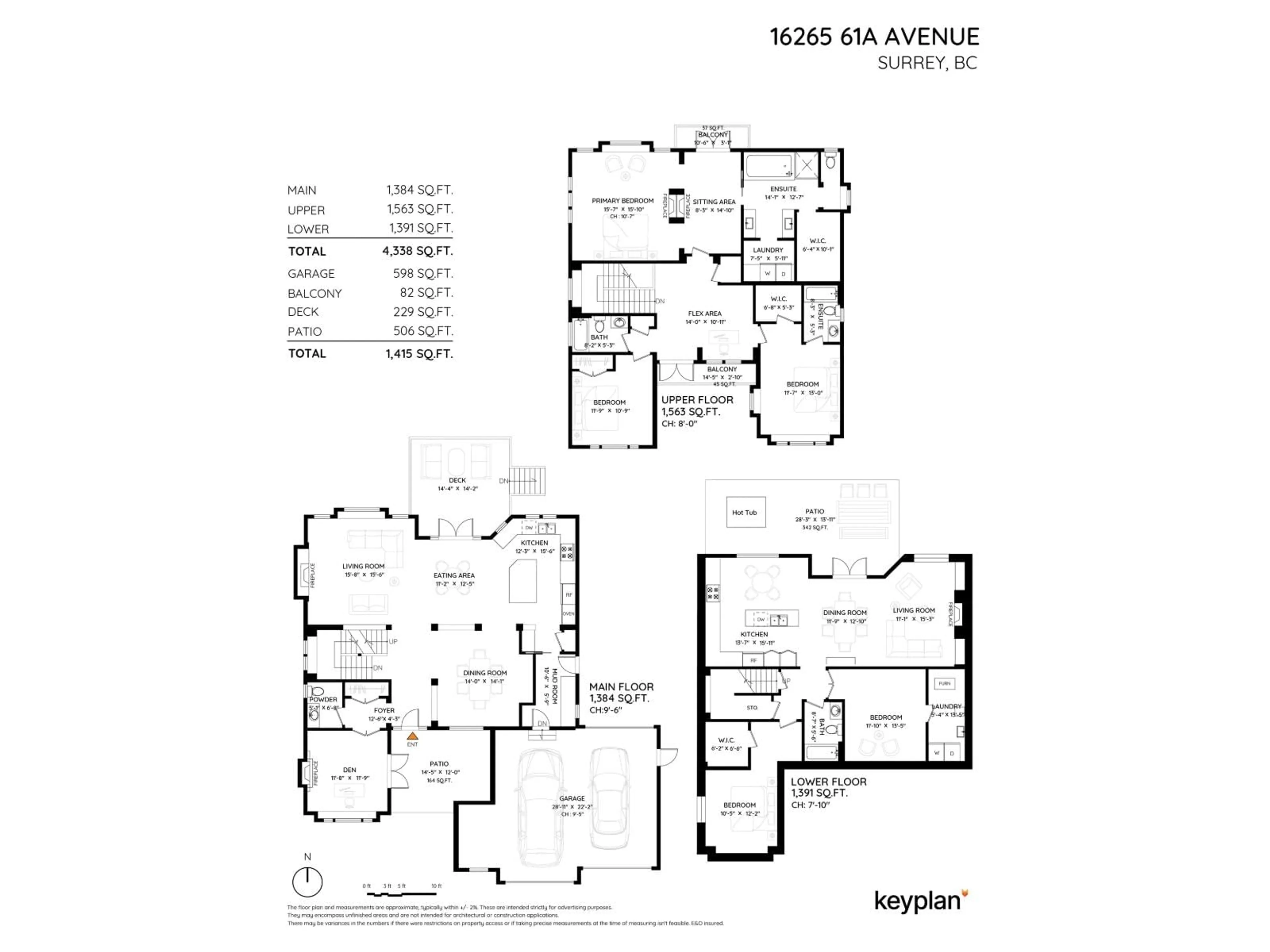 Floor plan for 16265 61A AVENUE, Surrey British Columbia V3S3W2