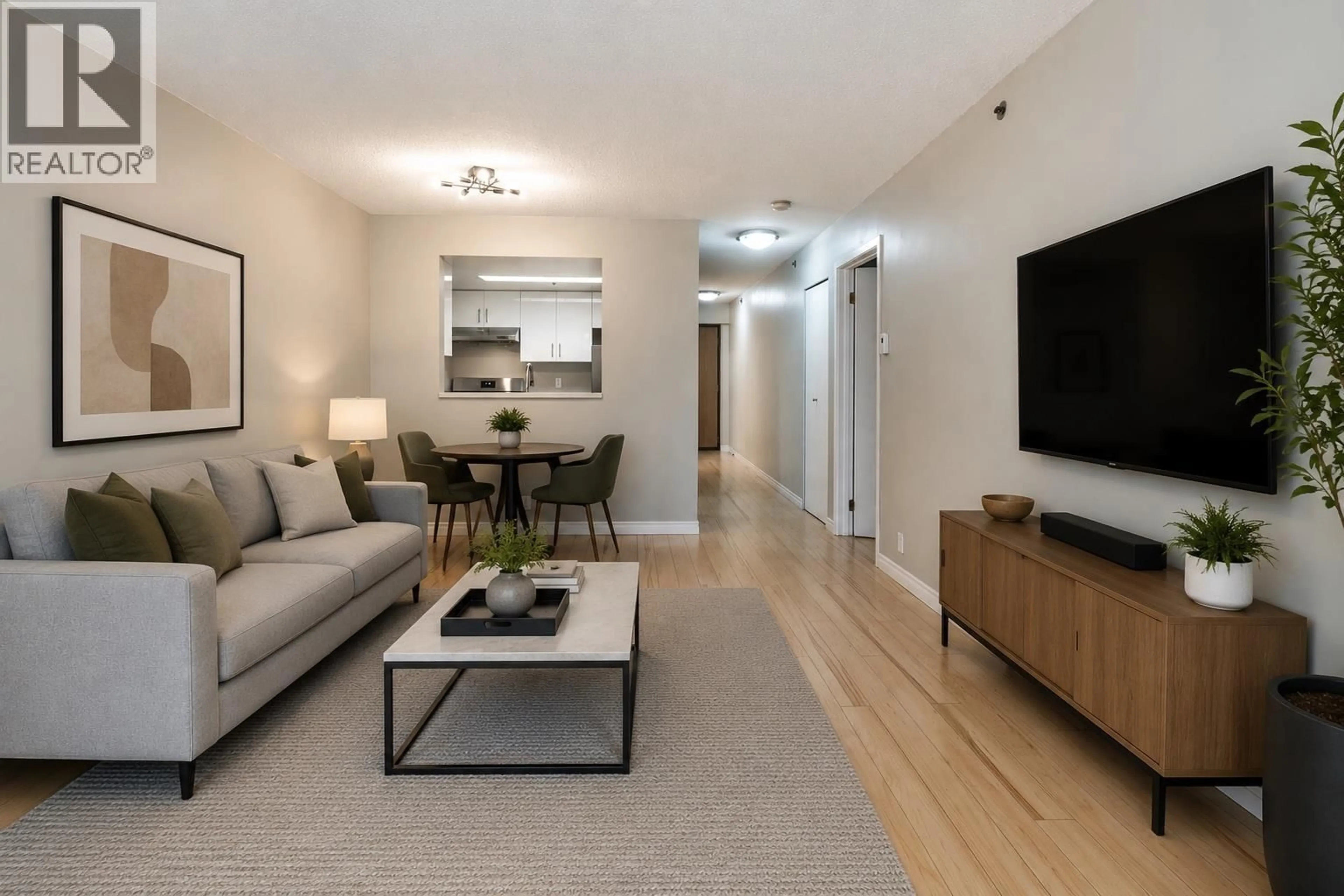 Living room with furniture, unknown for 1104 - 789 DRAKE STREET, Vancouver British Columbia V6Z2N7