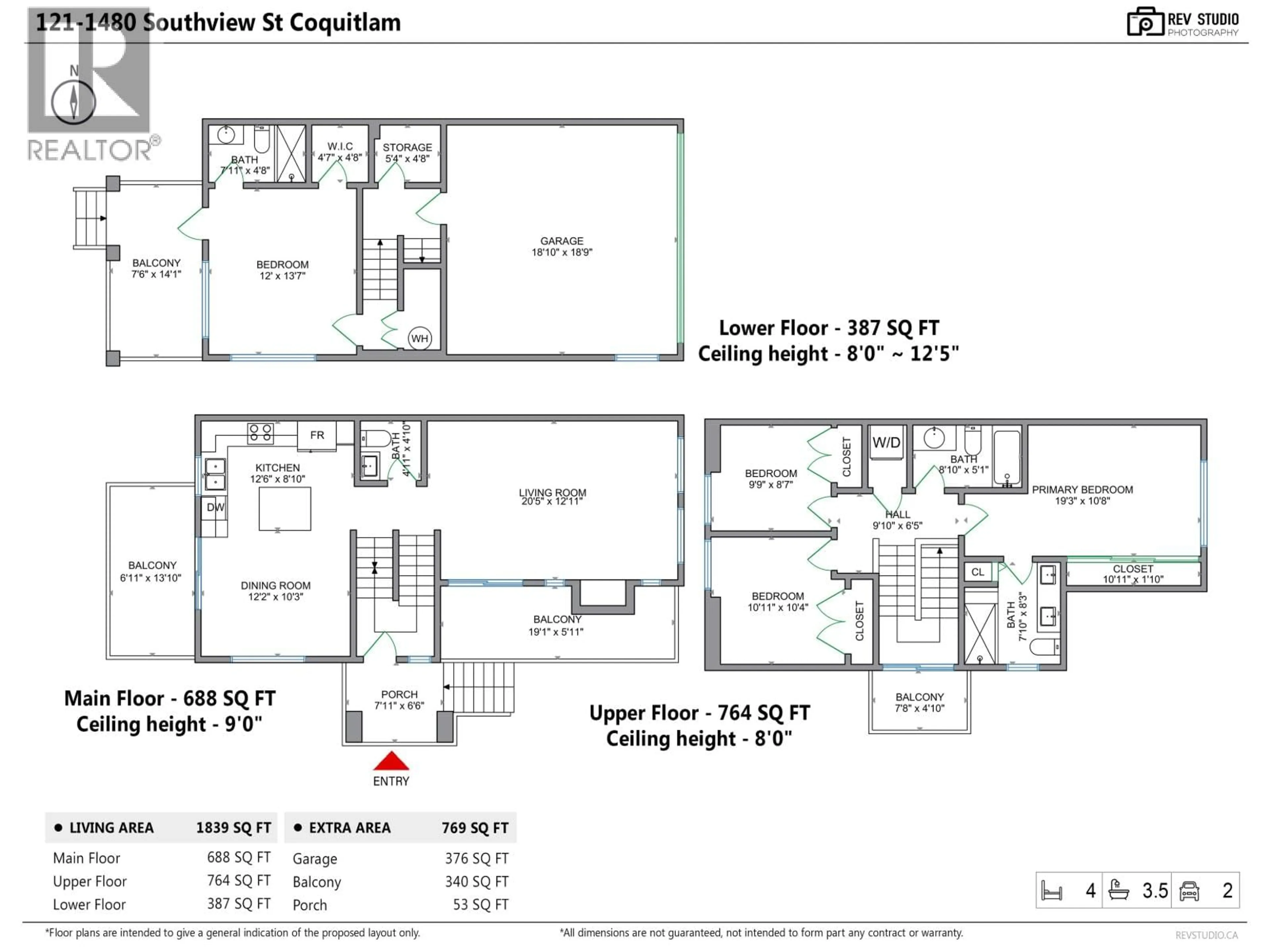 Floor plan for 121 - 1480 SOUTHVIEW STREET, Coquitlam British Columbia V3E0G5