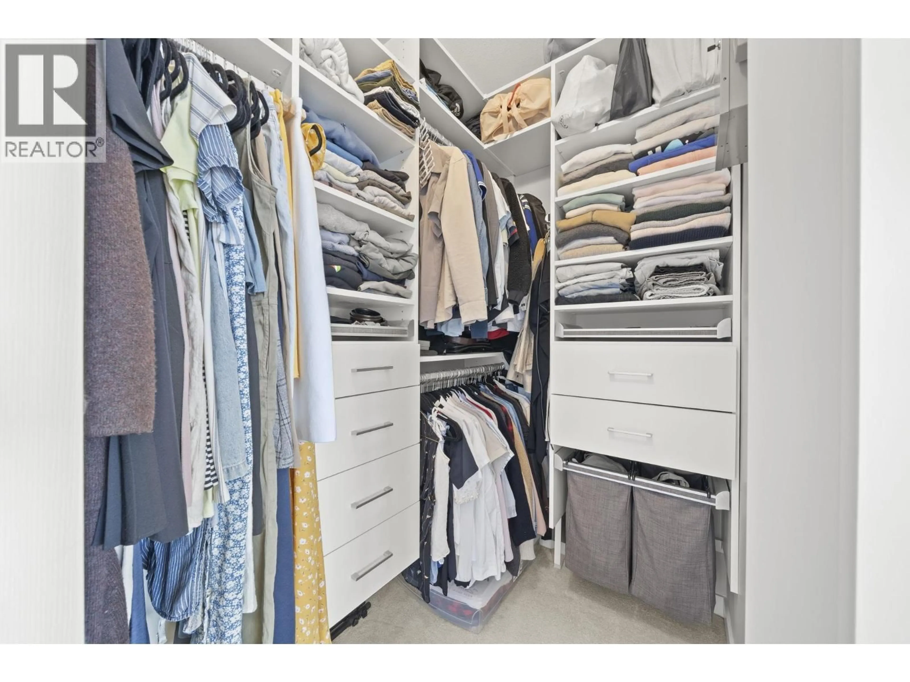 Storage room or clothes room or walk-in closet for 412 - 9399 ODLIN ROAD, Richmond British Columbia V6X0J6